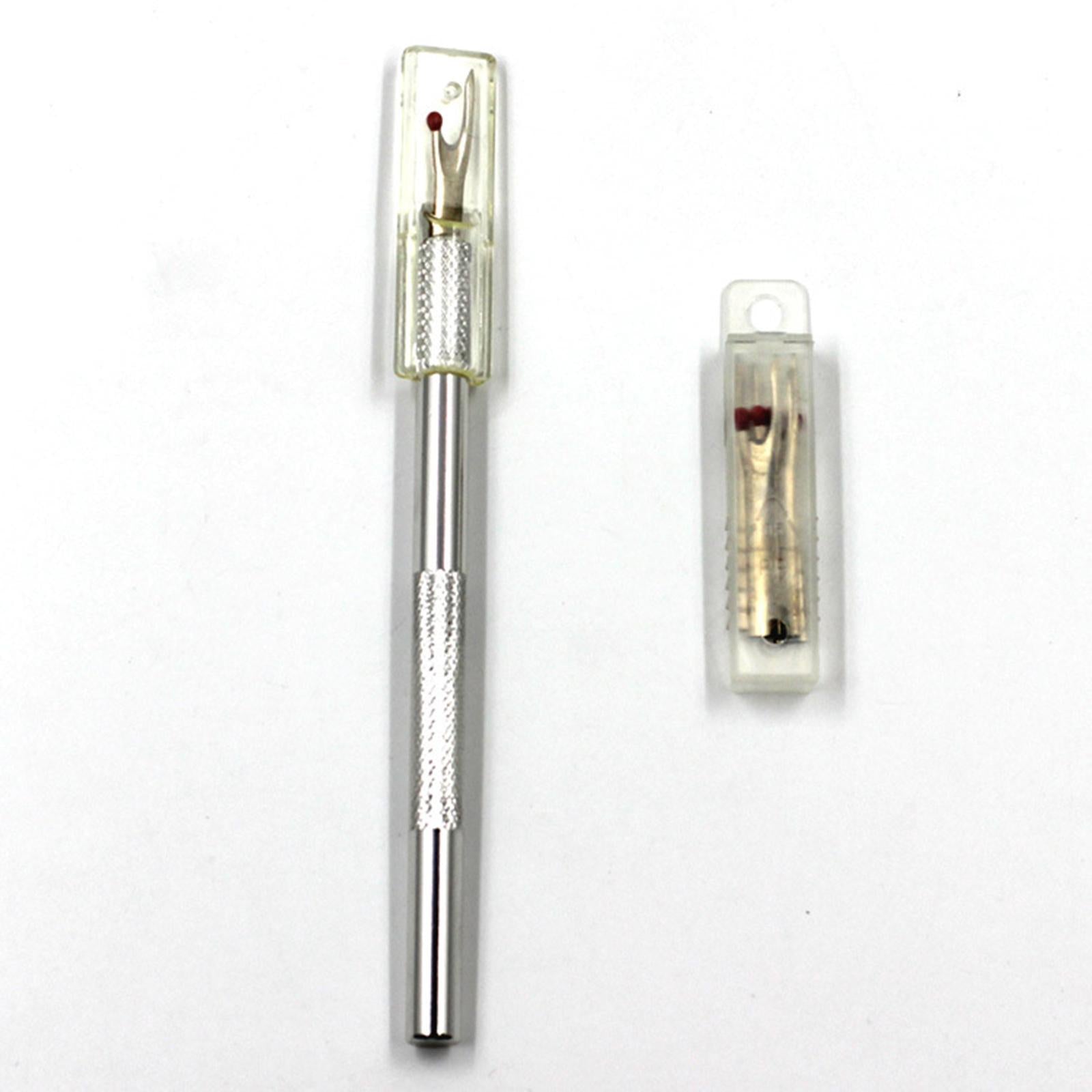 Handy Seam Ripper Hem Unpicker w/ Replacement Blades Hand Tool Crochet