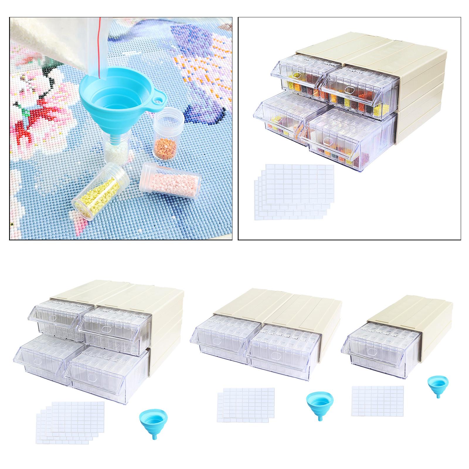 35 Grids Acrylic Diamond Storage Box Drill Nail Art Organizer Case for Salon