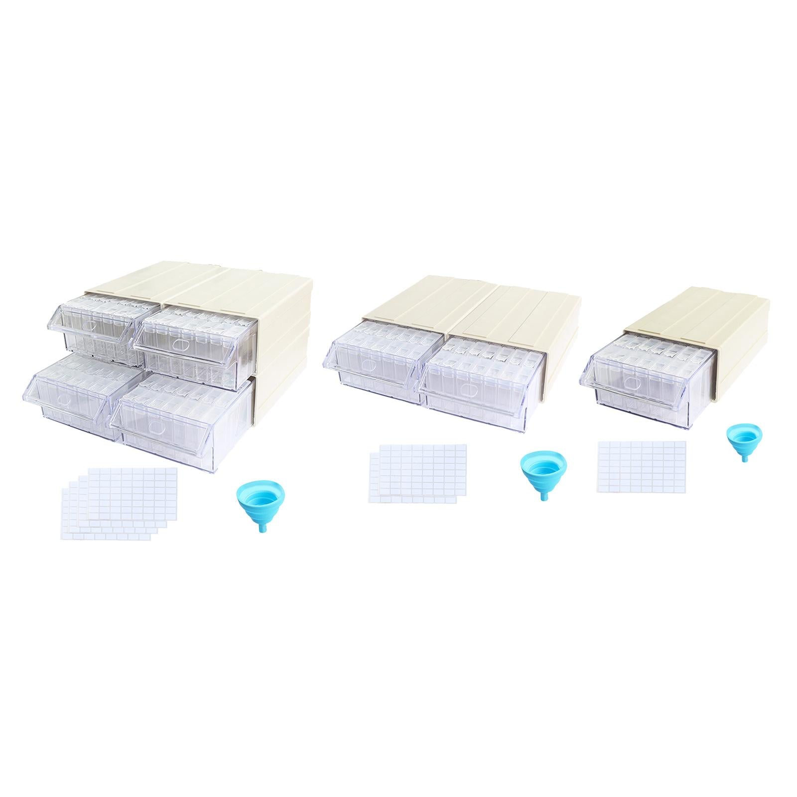 35 Grids Acrylic Diamond Storage Box Drill Nail Art Organizer Case for Salon