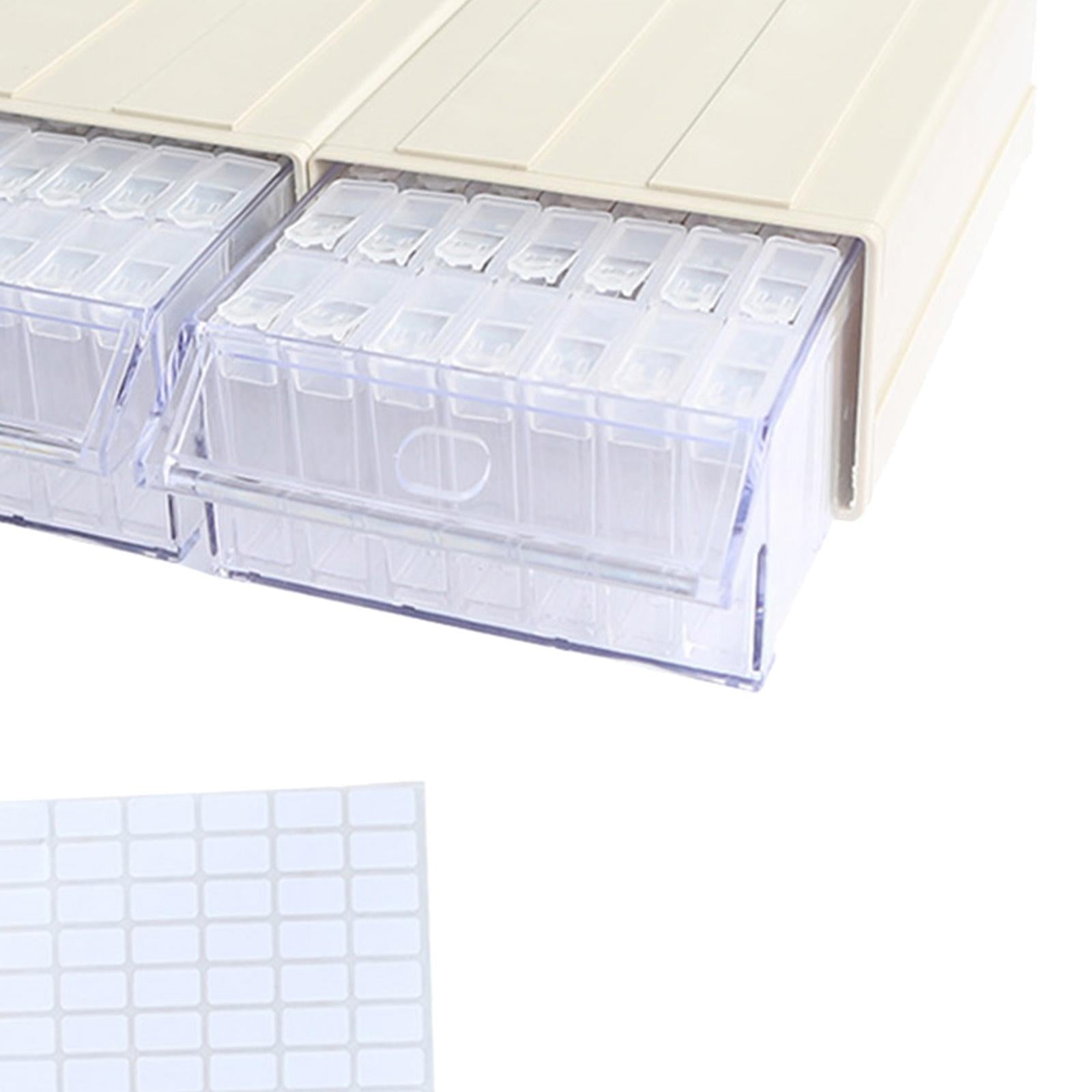 70 Grids Acrylic Diamond Storage Box Portable Drill Nail Art Organizer Case
