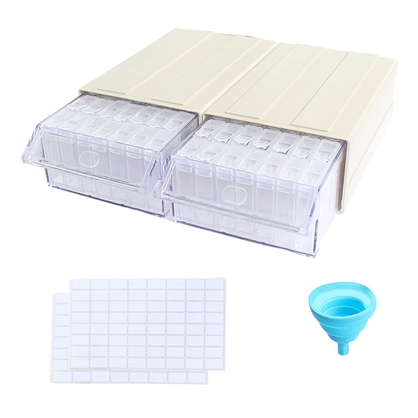 70 Grids Acrylic Diamond Storage Box Portable Drill Nail Art Organizer Case