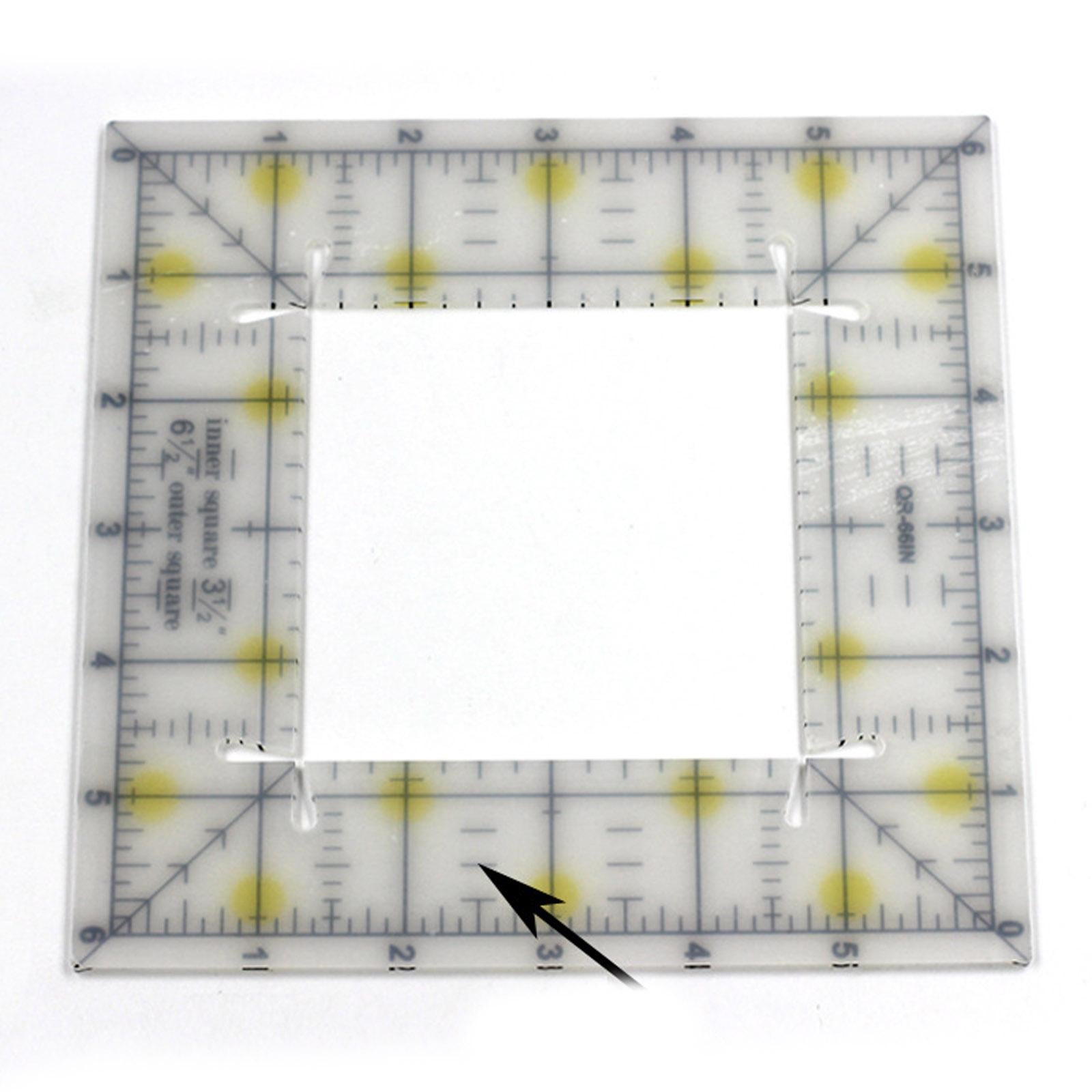 Sew Easy Square Patchwork Quilting Templates Ruler Stencils Acrylic Sewing