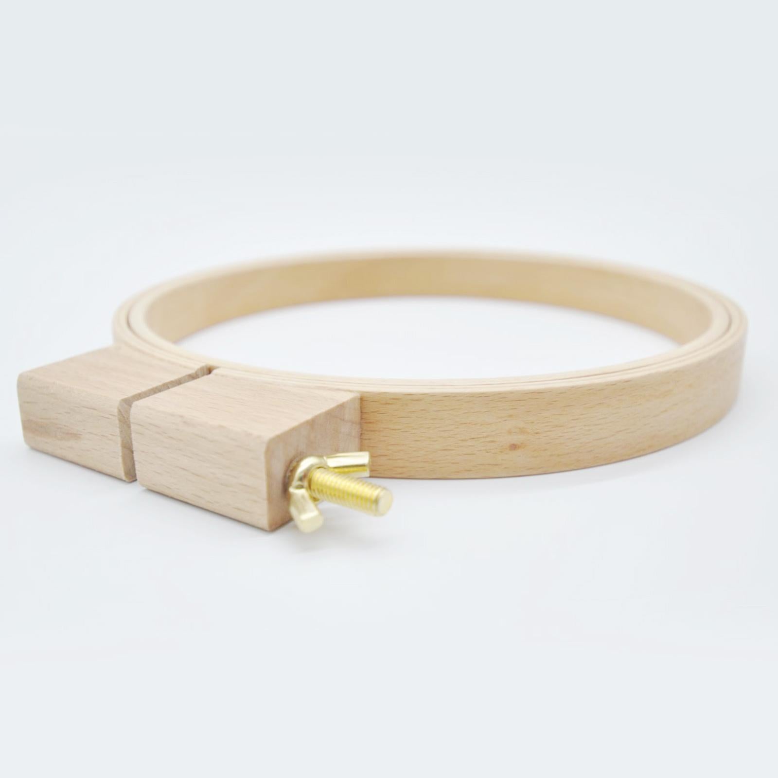 Embroidery Hoop Cross Stitch Wood Spring Tension Ring Frame DIY Needlepoints Diameter 21cm