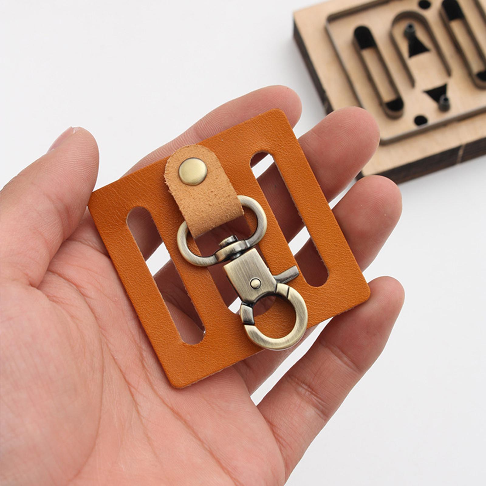 Leather Craft Cutting Die Knife Hollow Mold Scrapbooking DIY Belt Buckle