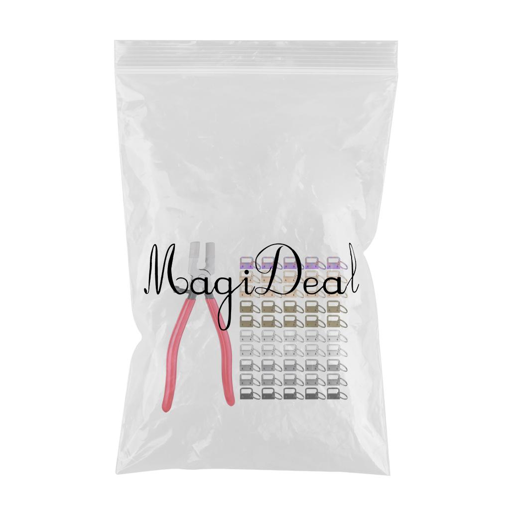 1 inch Key Fob Hardware with Key Rings for Wristlet Key Chain Making 50pcs