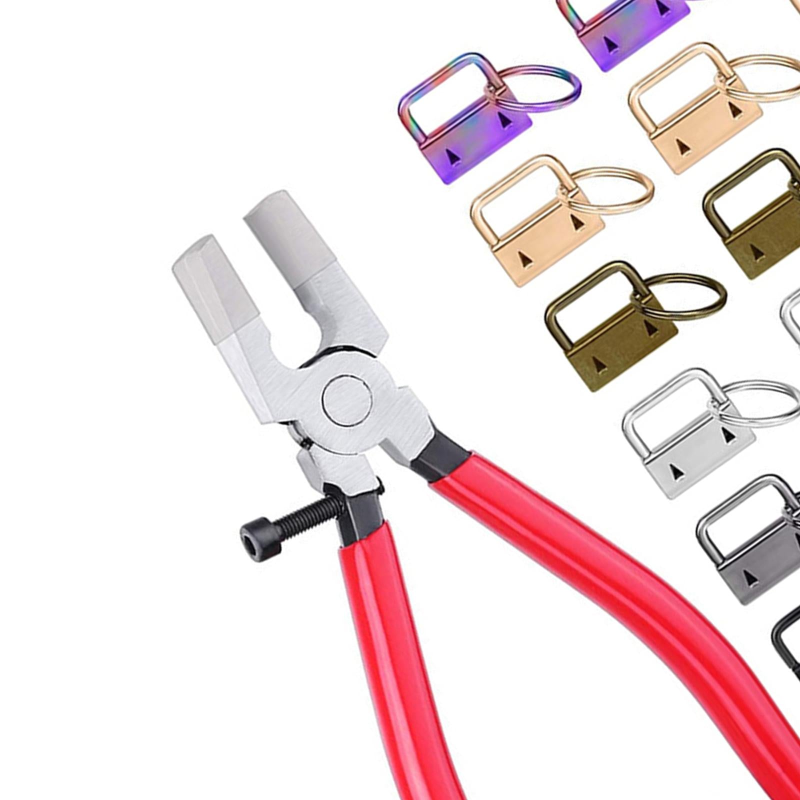 1 inch Key Fob Hardware with Key Rings for Wristlet Key Chain Making 60pcs