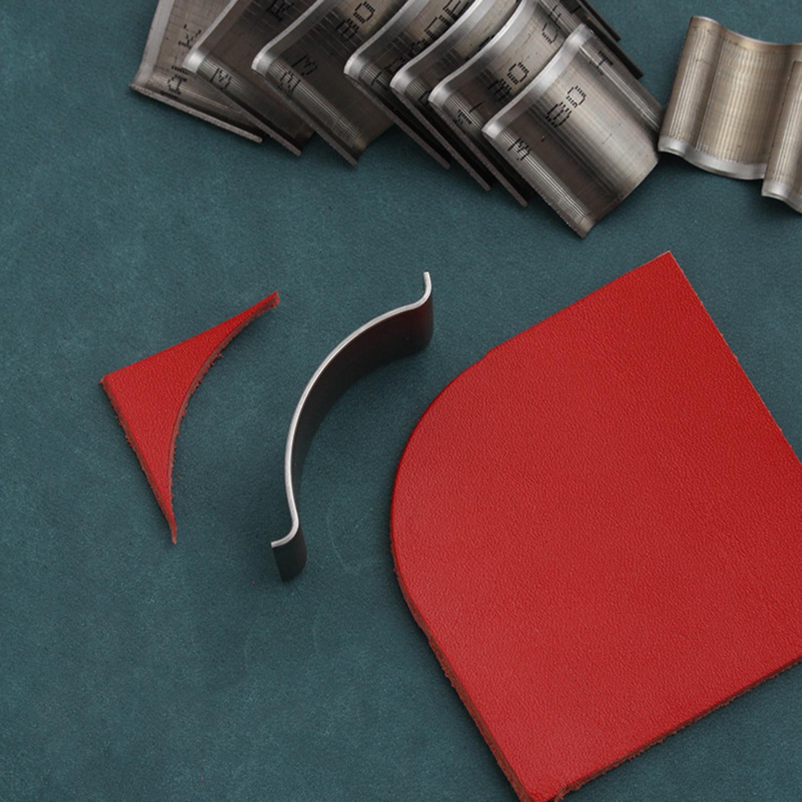 10 Pcs Wallet Bag DIY Corner Round Hand Punch Tools Leather Craft Hand Tool