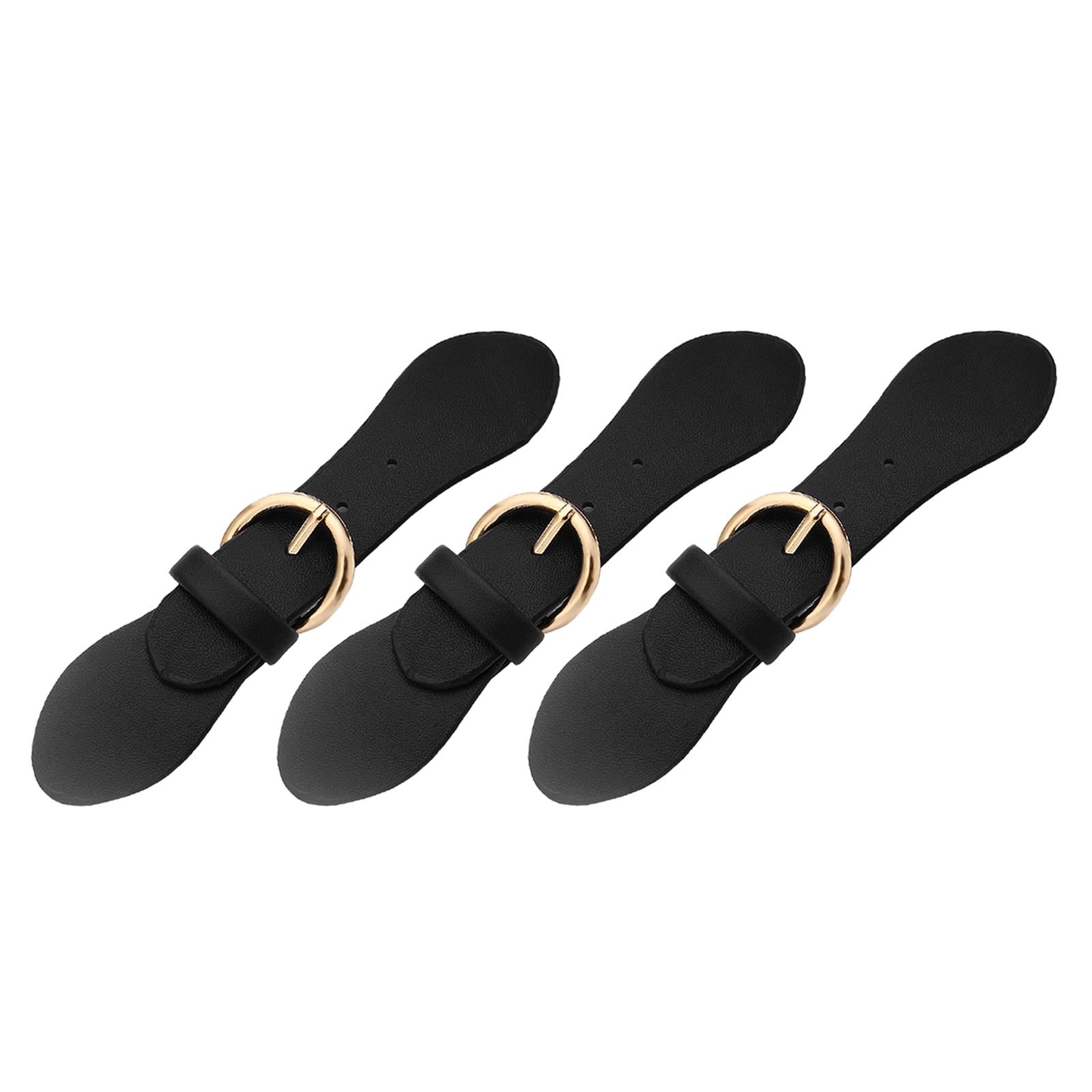 Snap Sew-on Toggles Closures PU Leather Craft Sewing Accessories Golden