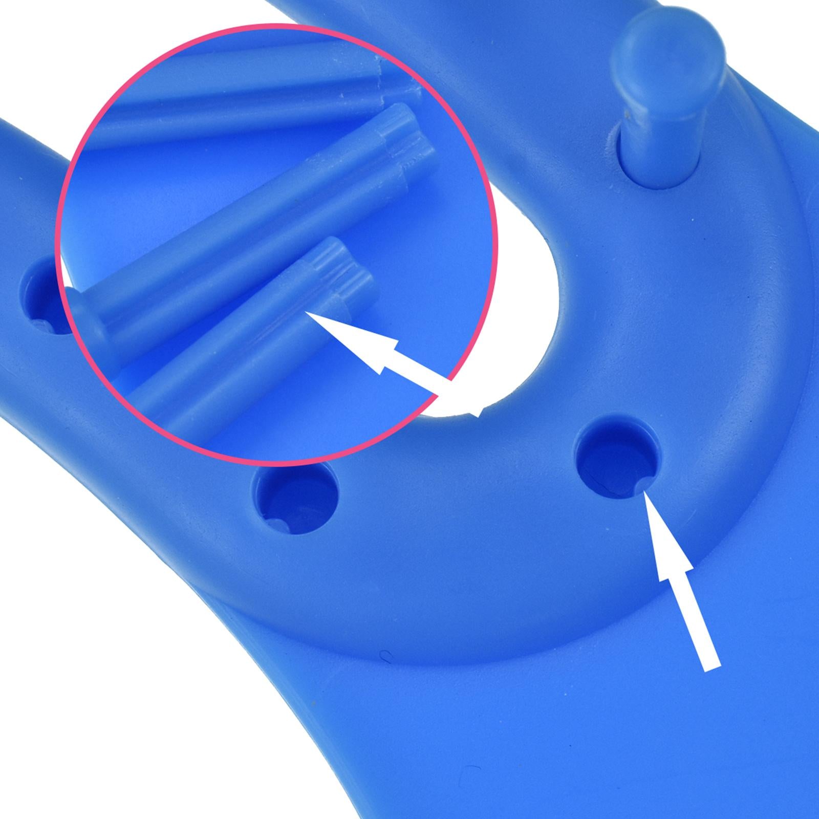 8 Shape Knitting Loom Kit Weaving Tool for Beginner Hand Making Blue