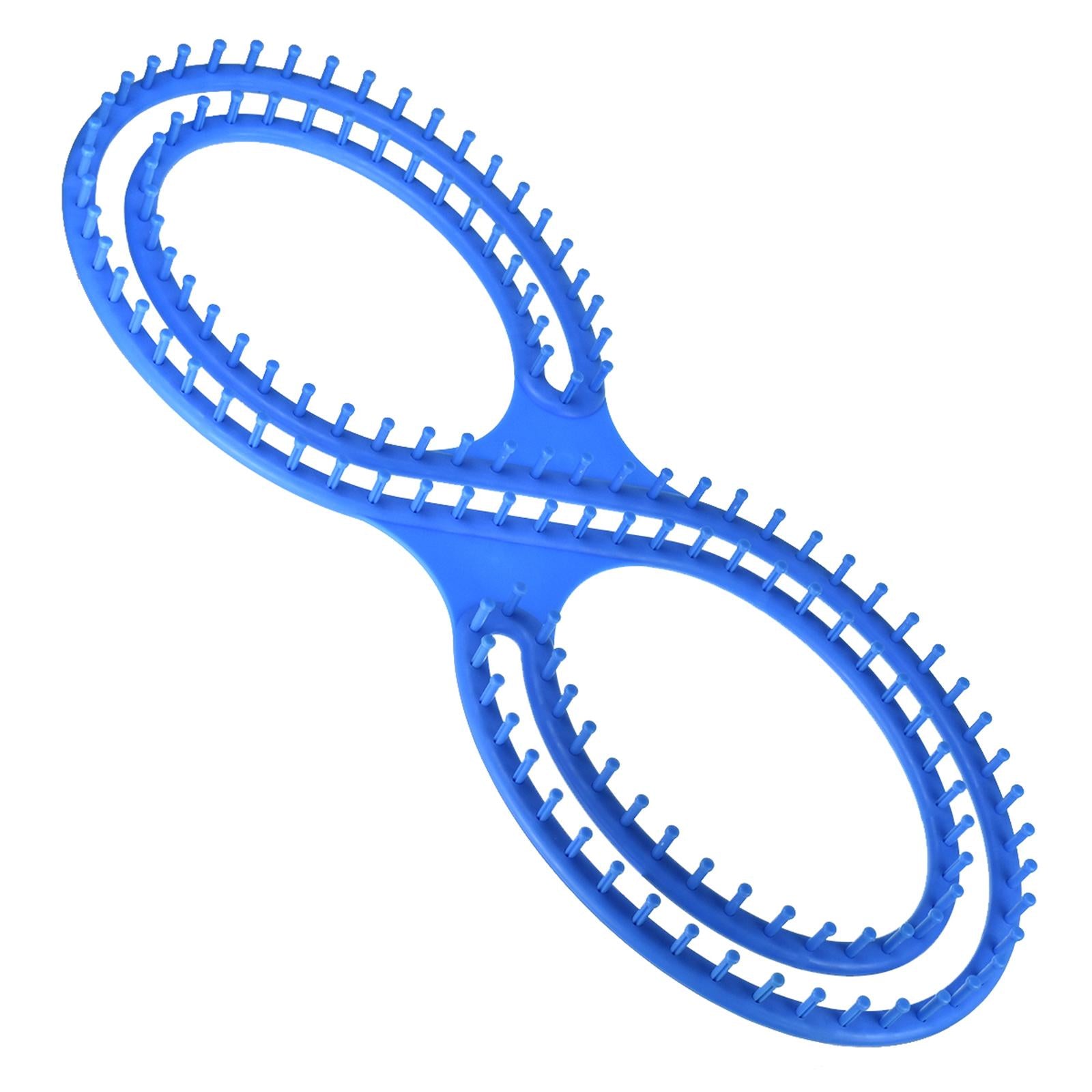 8 Shape Knitting Loom Kit Weaving Tool for Beginner Hand Making Blue