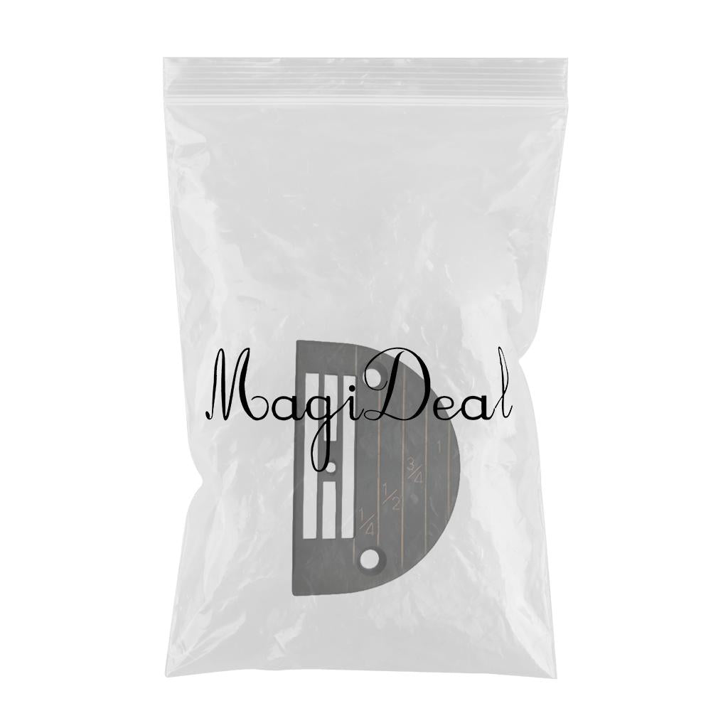 Sewing Machine Needle Plate Replacement Black Parts Attachment For Singer
