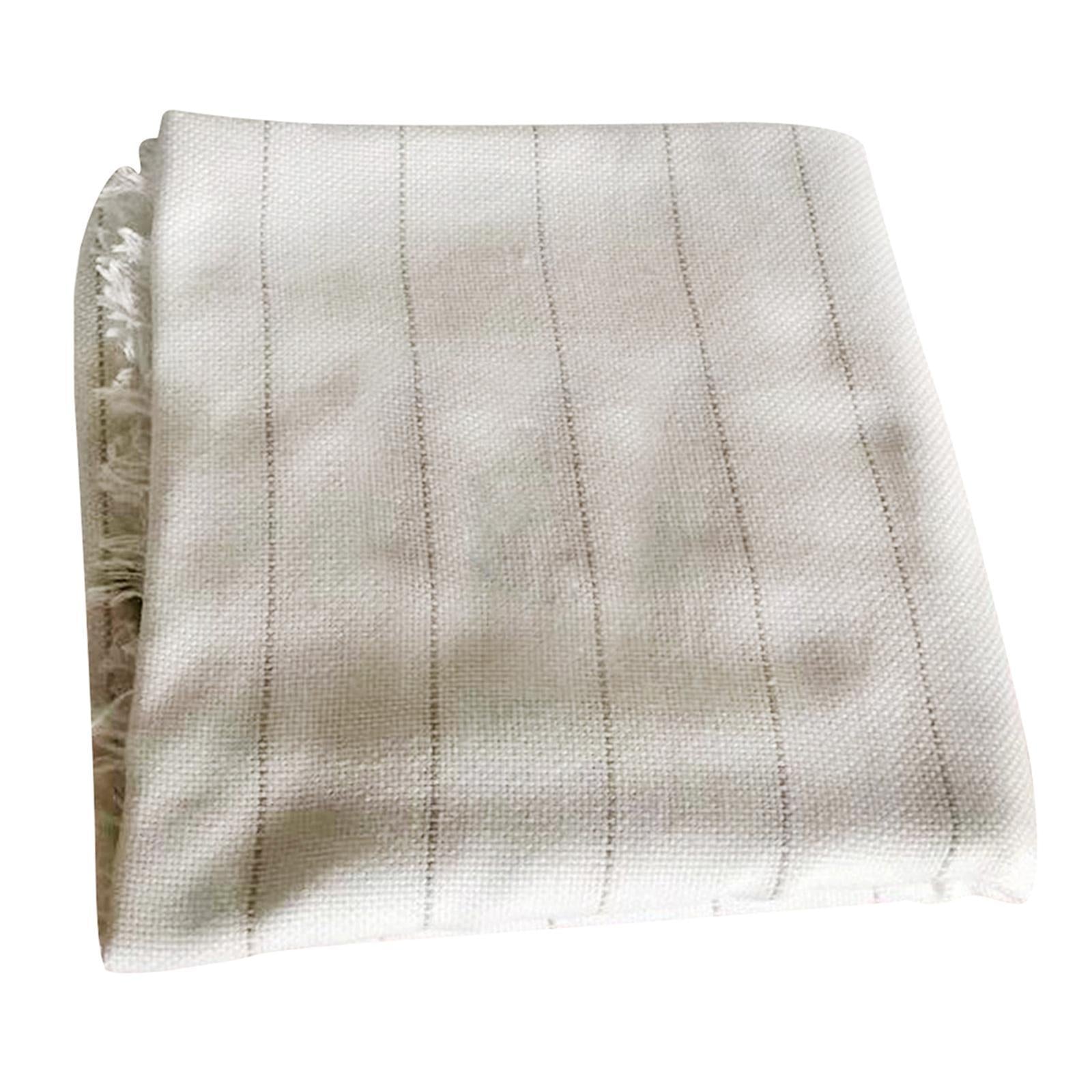 Monk Cloth Tufting Cloth Marked Lines Needlework Fabric 2.1x2meter