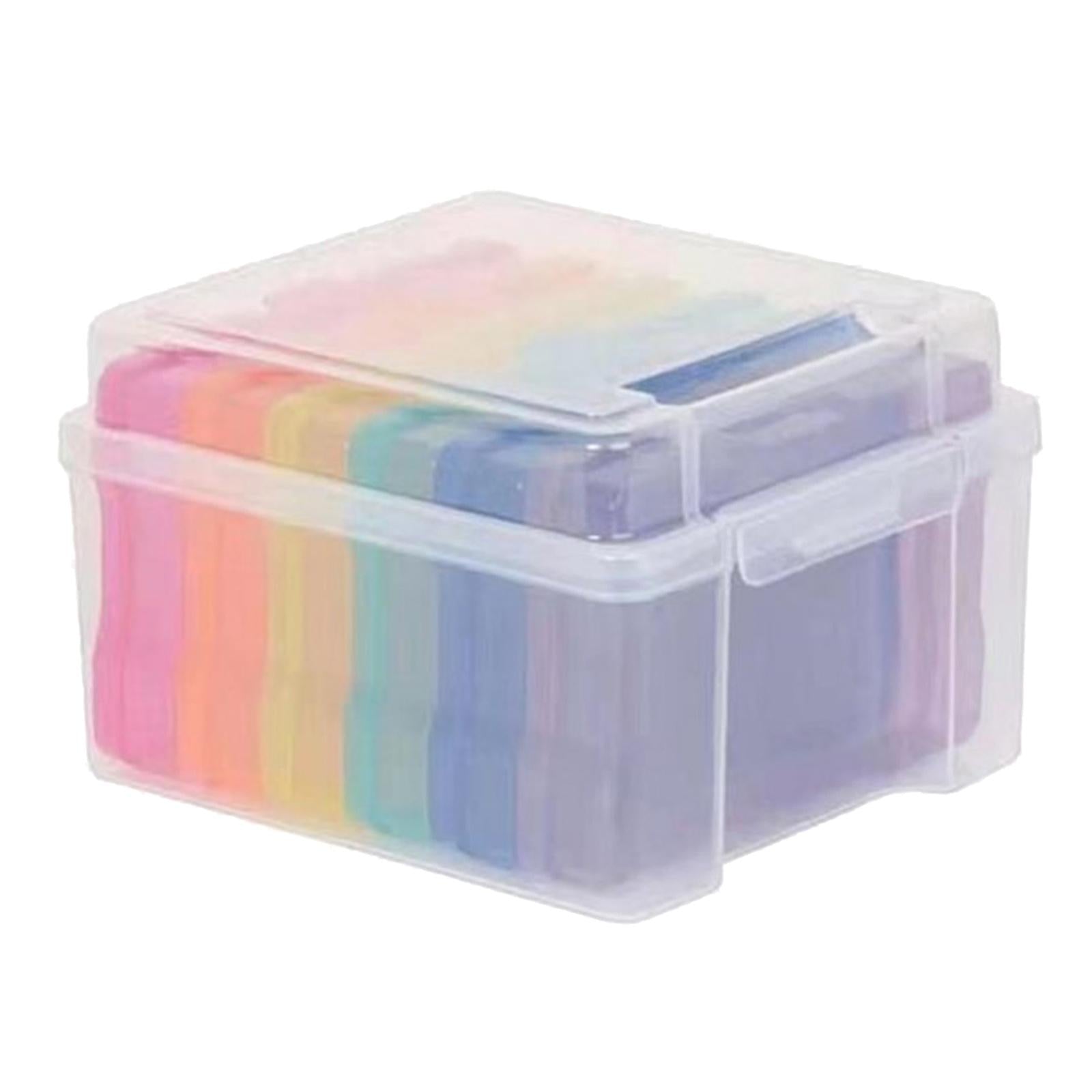 5x7 inch Photo Storage Box High-quality Plastic Craft Organizer Multicolor