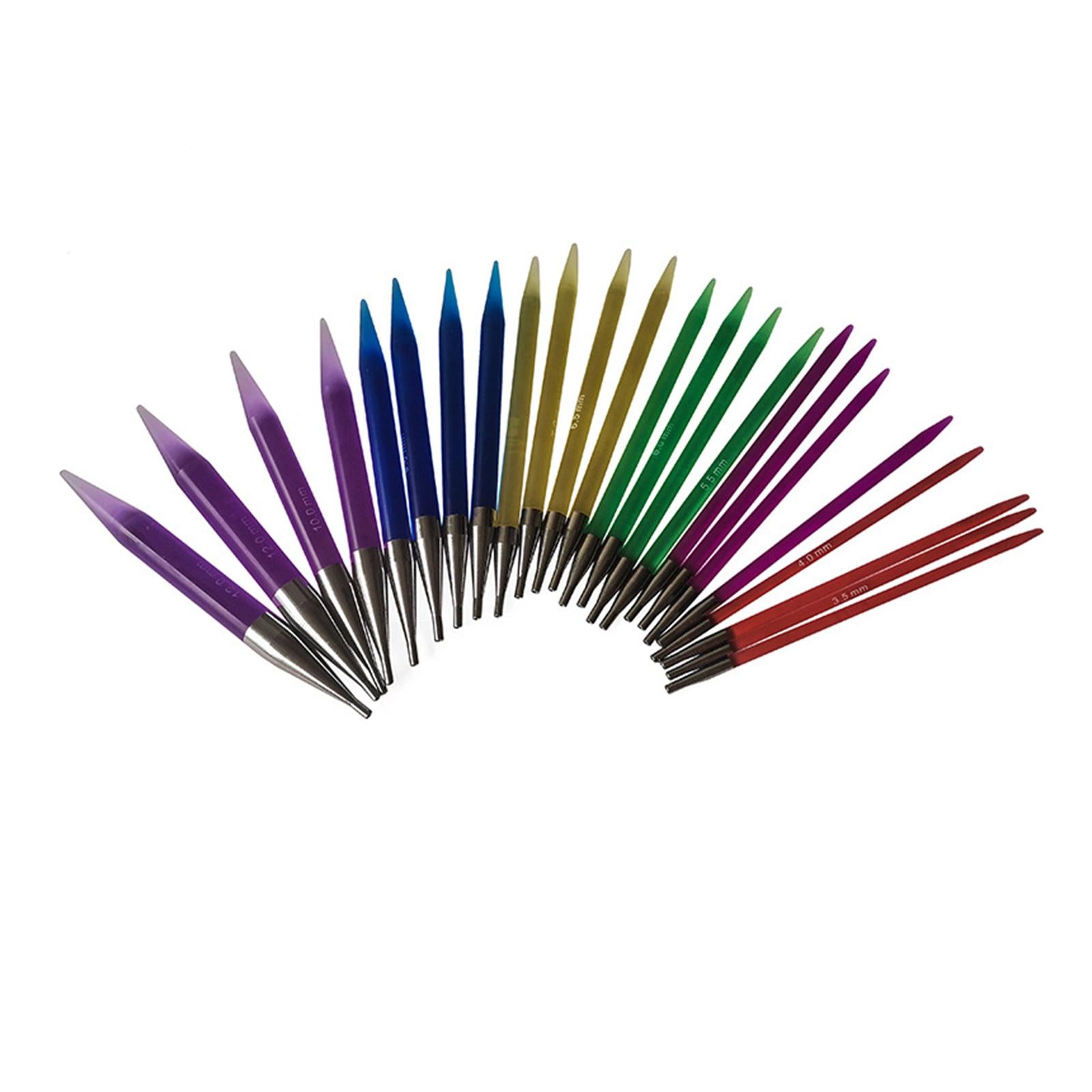 12 Sizes Circular Knitting Needle for DIY Craft Yarns Knitting Weaving Tools