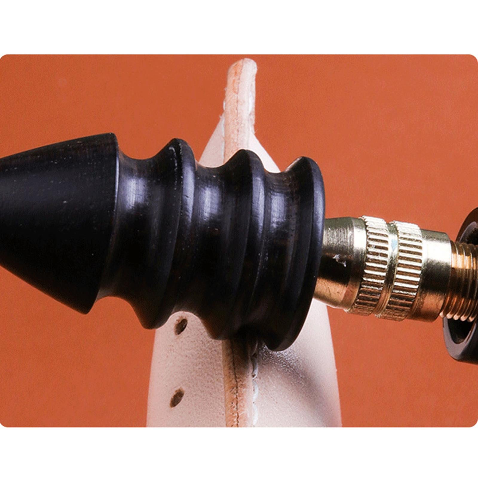 Leather Burnisher Slicker Wood Edge Leather Craft Tool Flat 48mm Tip 62.5mm