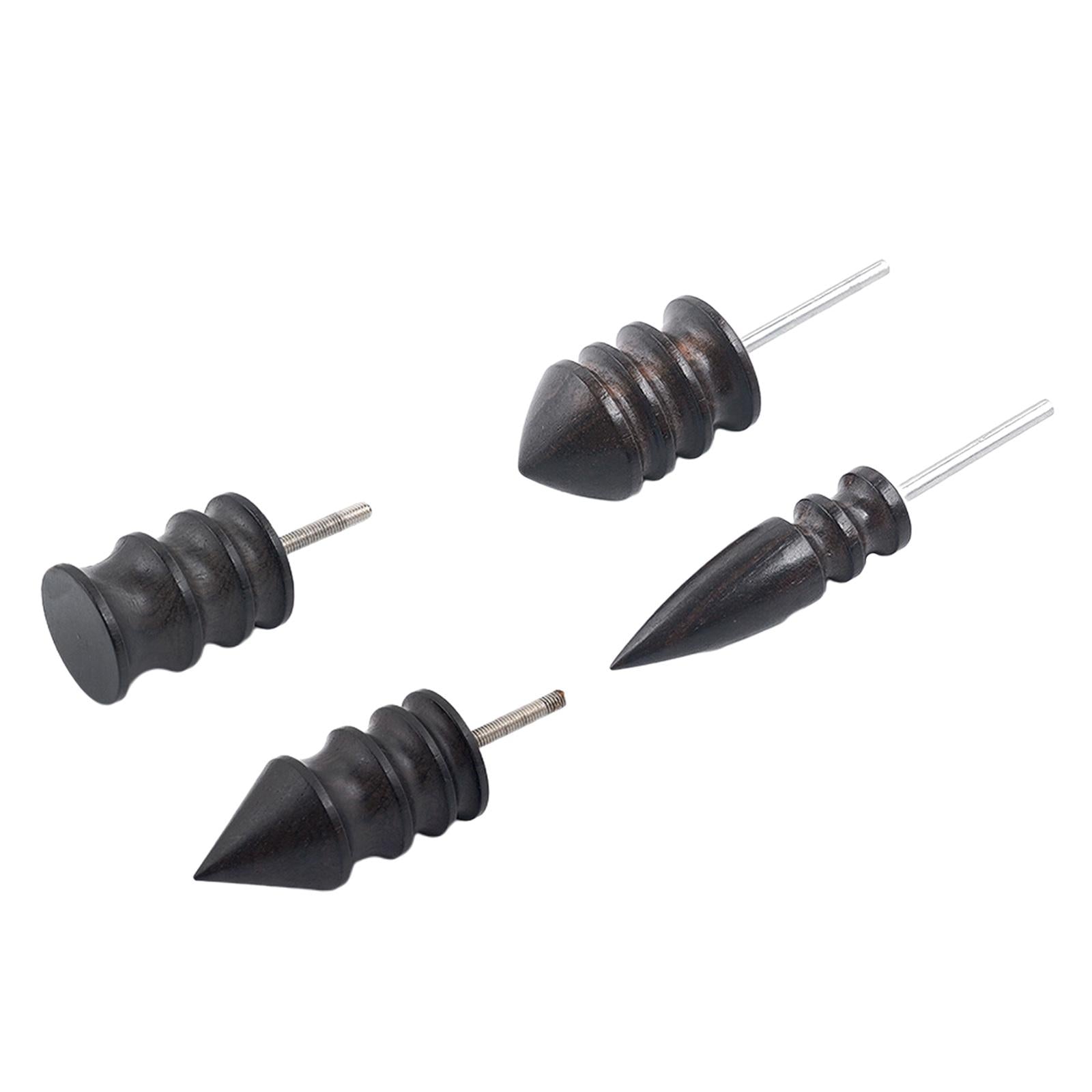 Leather Burnisher Slicker Wood Edge Leather Craft Tool Flat 48mm Tip 62.5mm