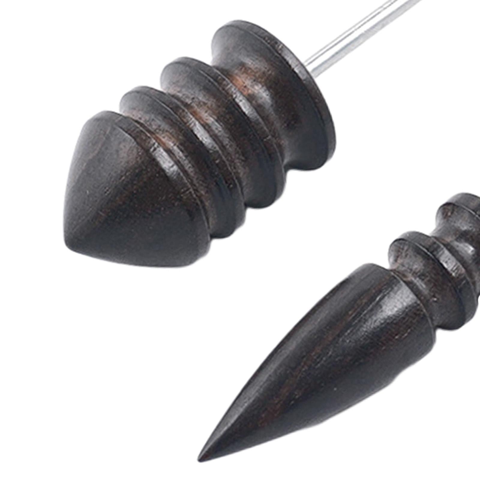 Leather Burnisher Slicker Wood Edge Leather Craft Tool Thick 71mm Fine 80mm