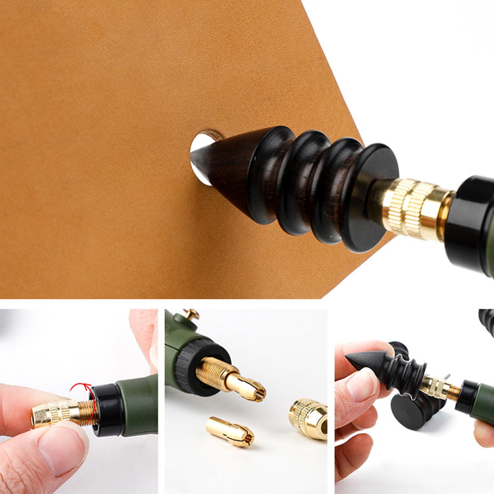Leather Burnisher Slicker Wood Edge Leather Craft Tool Thick 71mm Fine 80mm