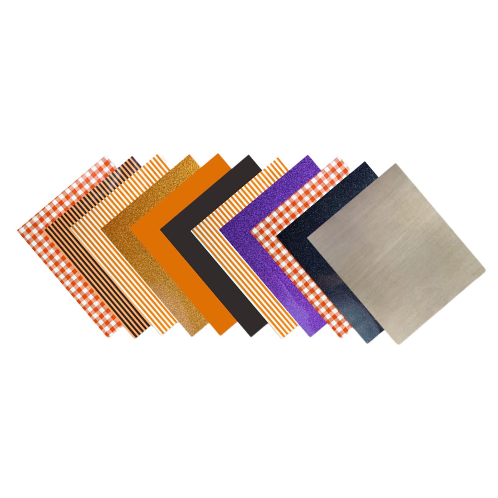 Color Heat Transfer HTV Premium Vinyl For T-shirt Garment Clothing DIY Craft 11PCS