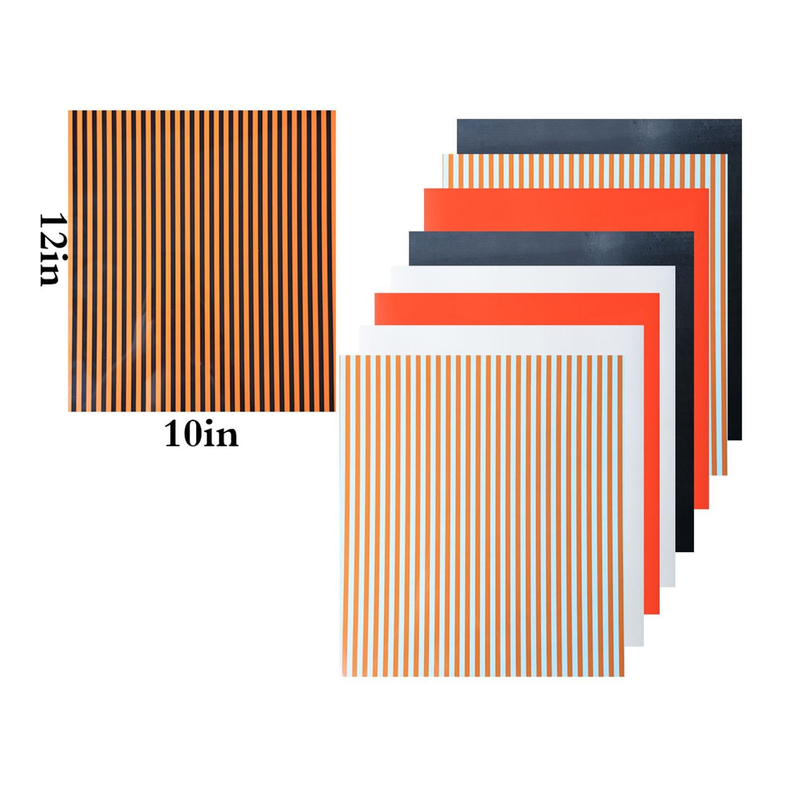 Color Heat Transfer HTV Premium Vinyl For T-shirt Garment Clothing DIY Craft 10PCS