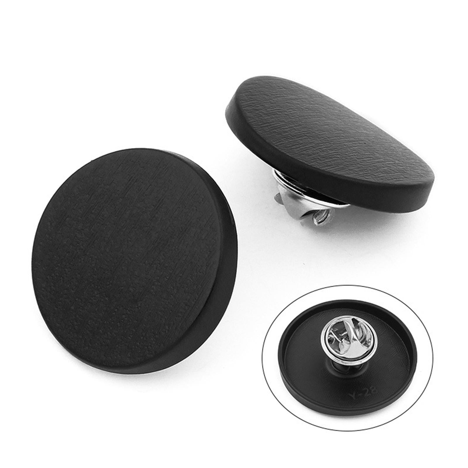 12x Button Pins for Jeans Adjustable No Sew Instant Pants Button Black