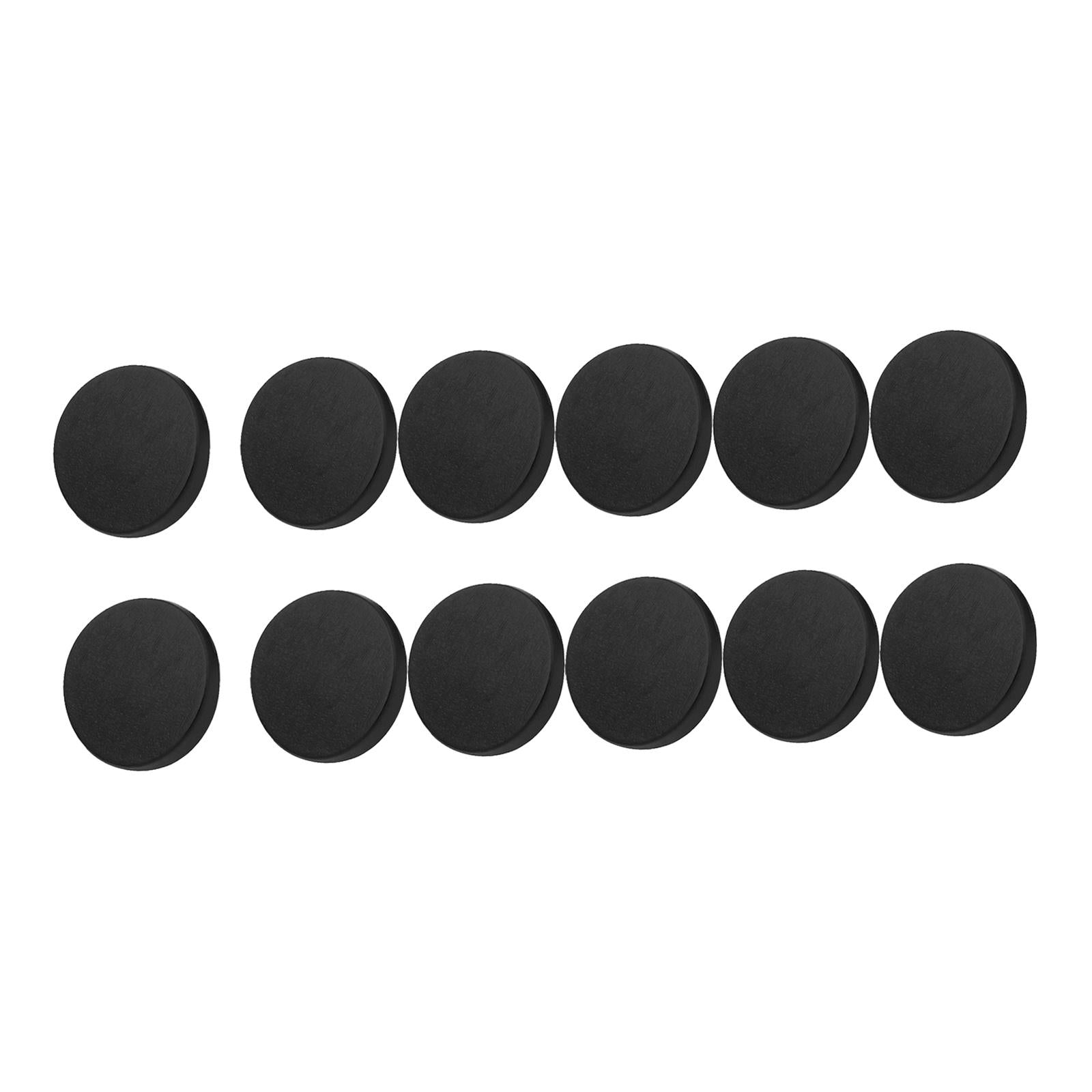 12x Button Pins for Jeans Adjustable No Sew Instant Pants Button Black