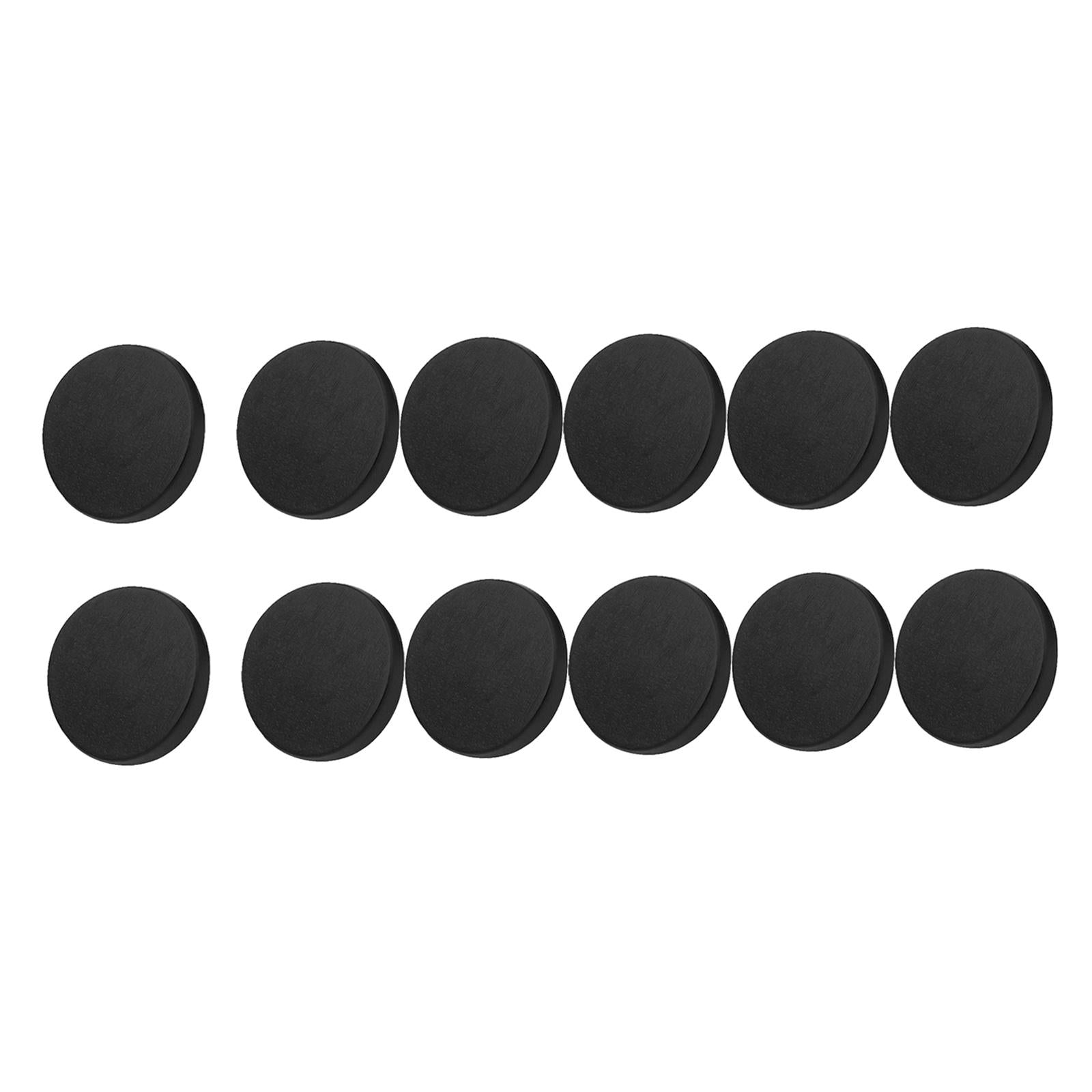 12x Button Pins for Jeans Adjustable No Sew Instant Pants Button Black