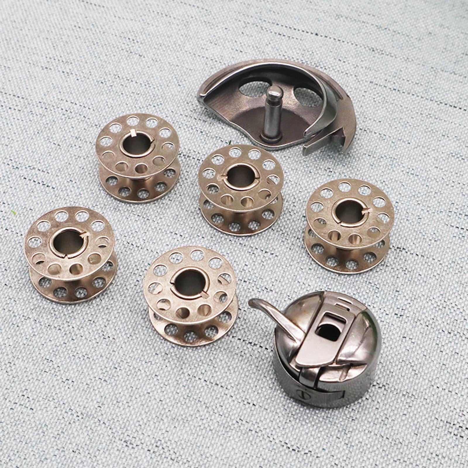 7Pack Shuttle Bobbin Shuttle Case & Shuttle Hook for Vintage sewing machine