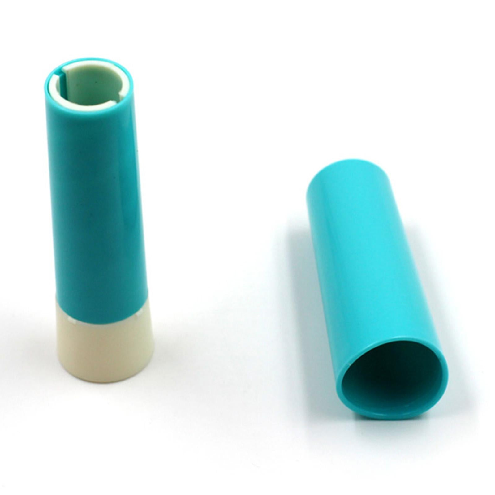 Sewing Lipstick Needles Storage Case Plastic Sewing Tools Needle Organiser Blue