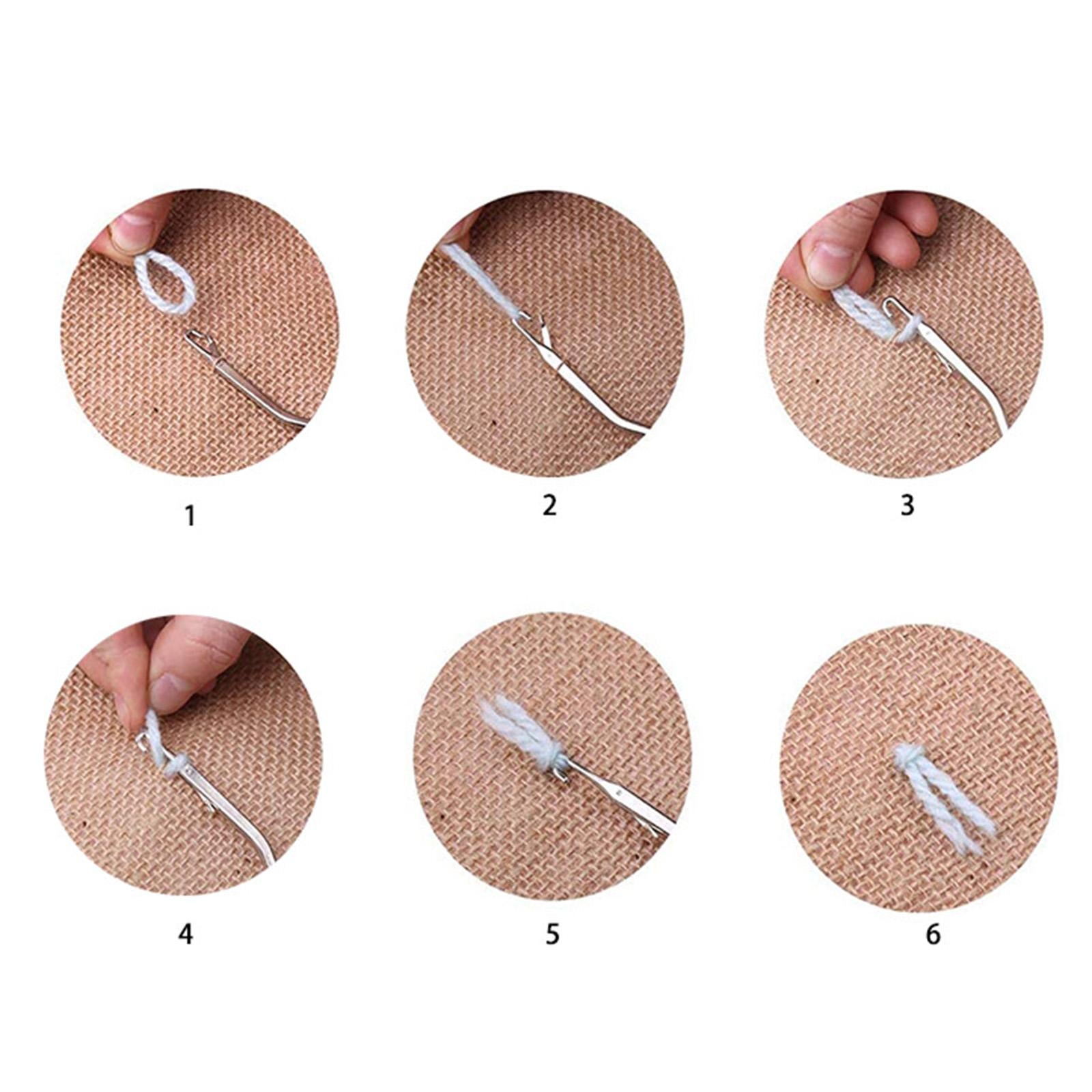 3Pcs Crochet Hook Plastic Handles Knitting Needles Yarn Sewing Needlecraft