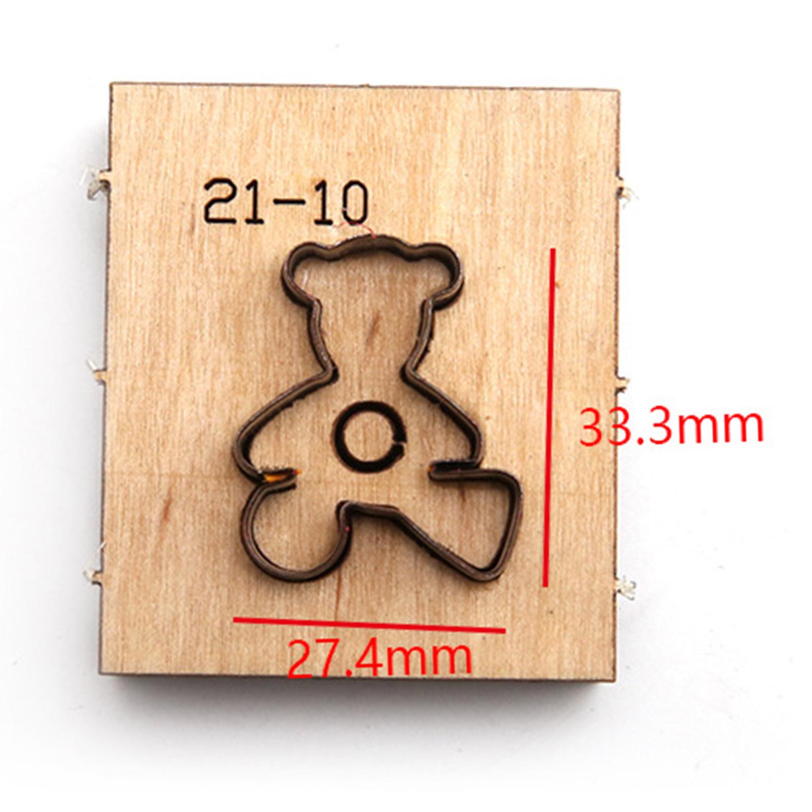 Embossing Leather Cutting Dies Mold Leather Craft Jewelry Bracelets Supplies bear
