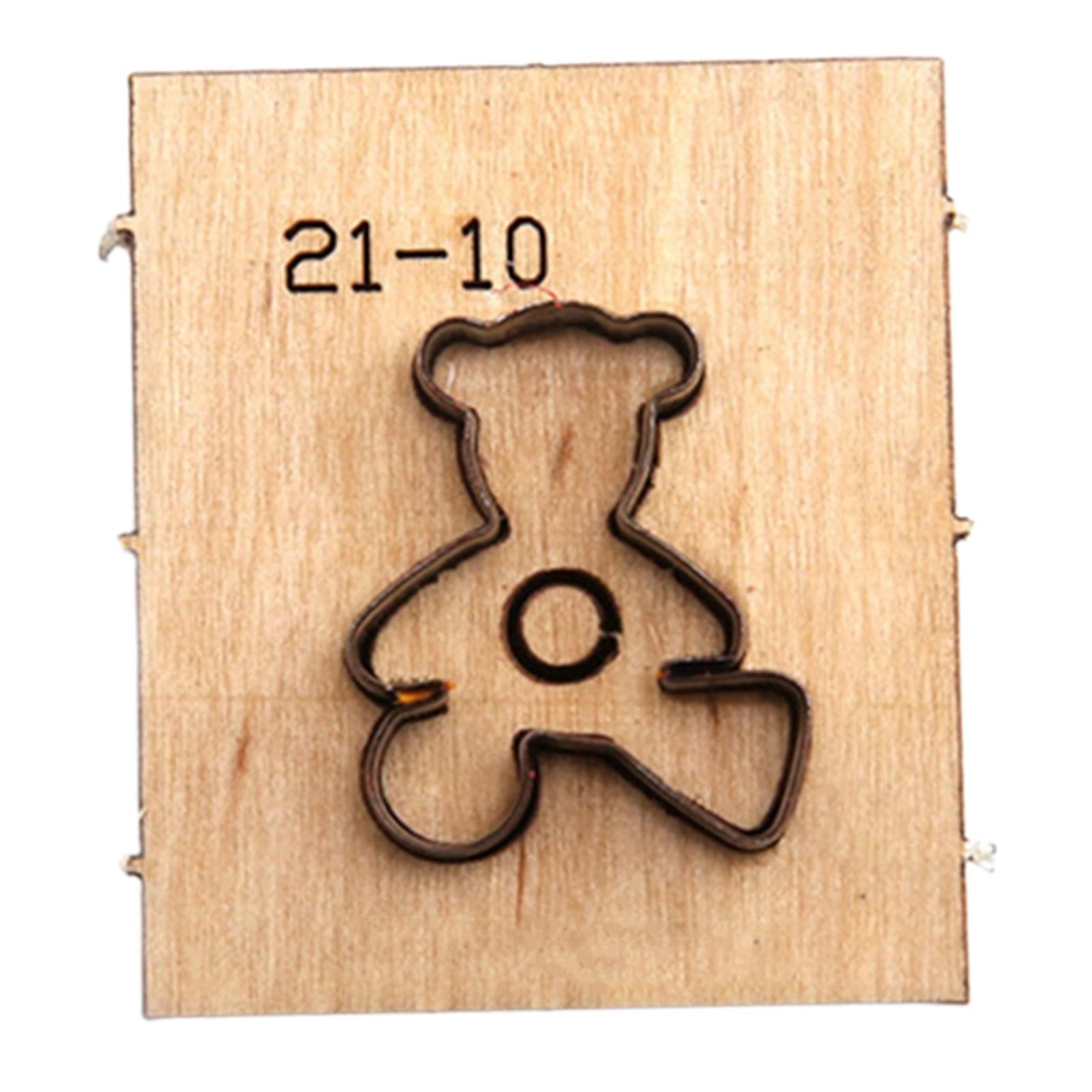 Embossing Leather Cutting Dies Mold Leather Craft Jewelry Bracelets Supplies bear