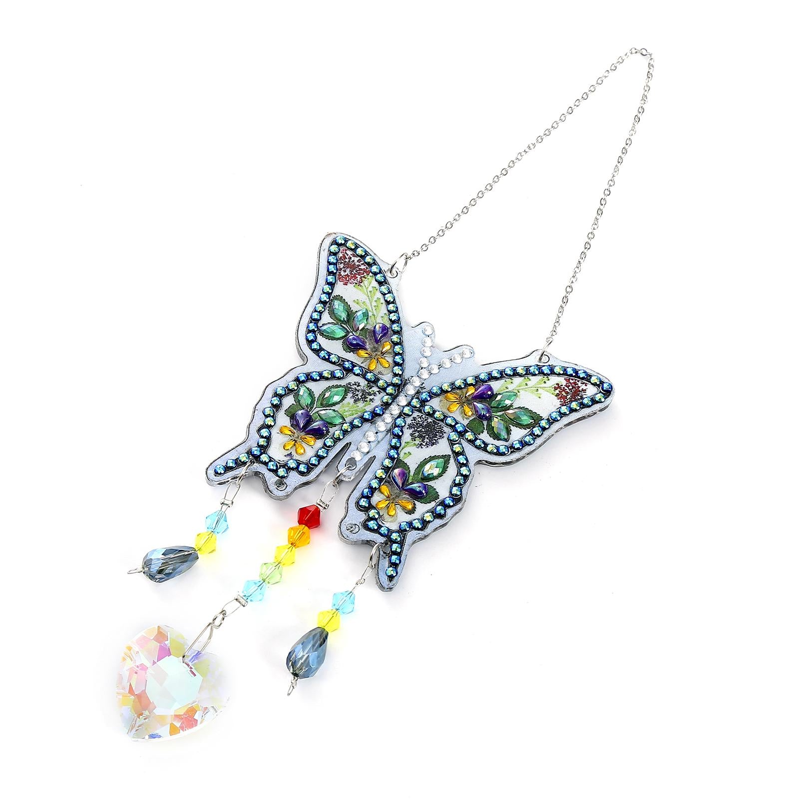 5D Diamond Wind Chimes Making Kit for Adults Kid Embroidery Hanging Room DIY 8.5x8cm