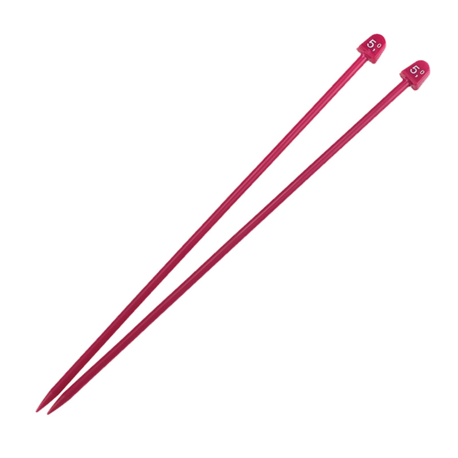 20x Knitting Needles Set Single Pointed Weaving Tool Soft Grip for DIY Socks
