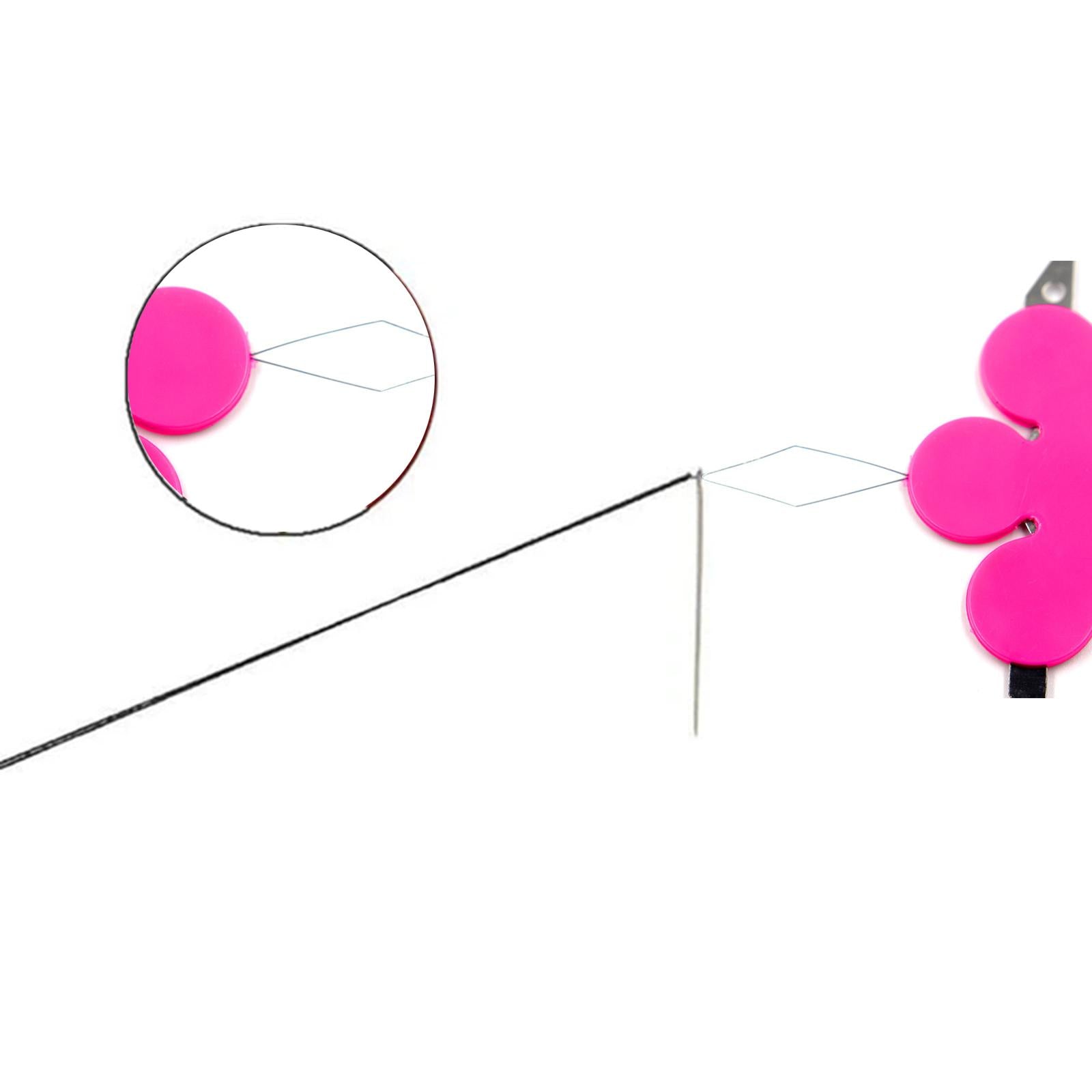 Needle Threader Plastic Wire Loop Thread Sewing Machine Insert Craft Tool