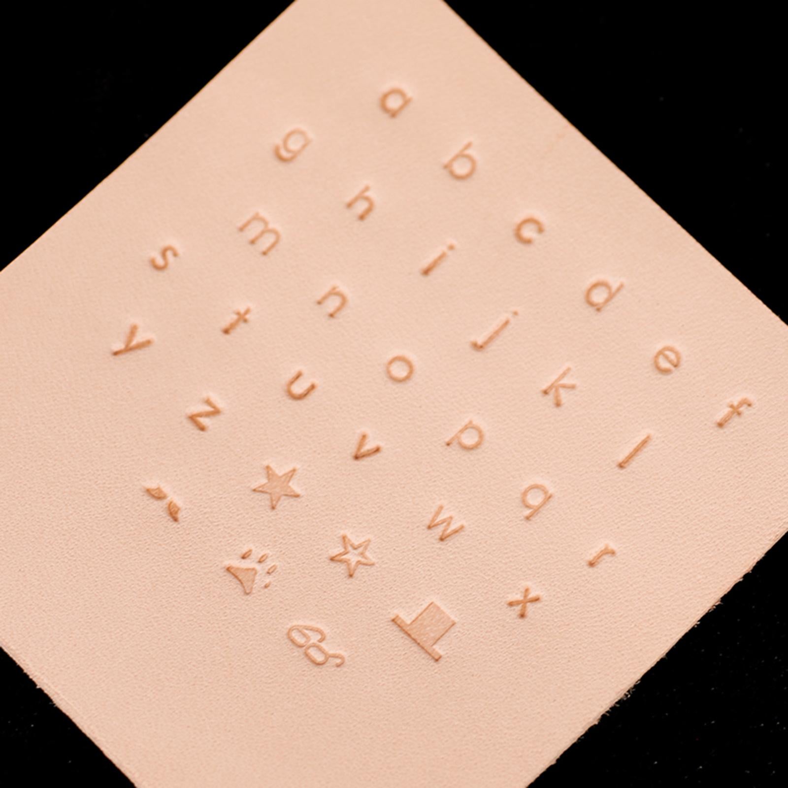 Stamps Alphabet & Numbers Hand Punches Leather Craft Stamping Tools Font 3