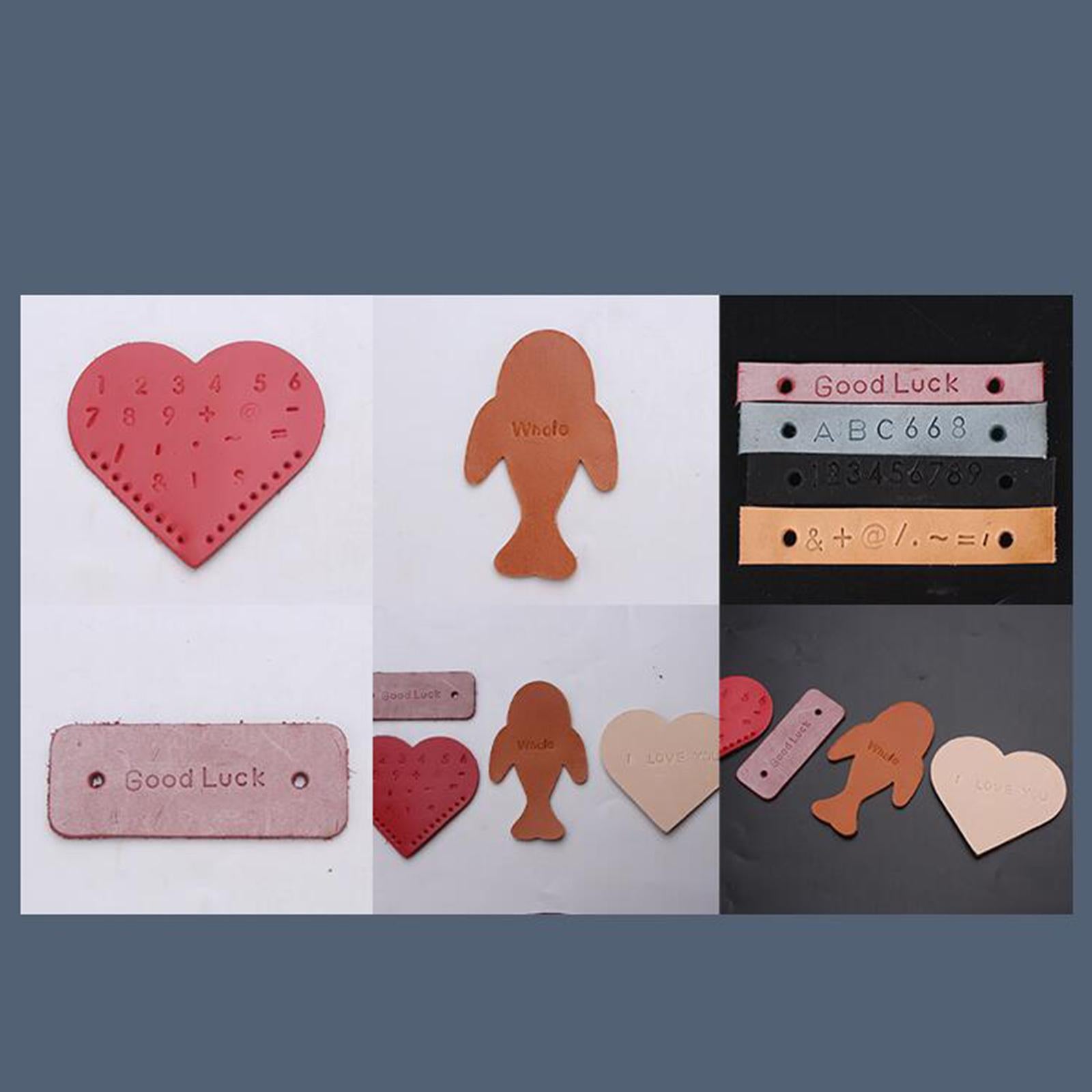 Stamps Alphabet & Numbers Hand Punches Leather Craft Stamping Tools Font 4