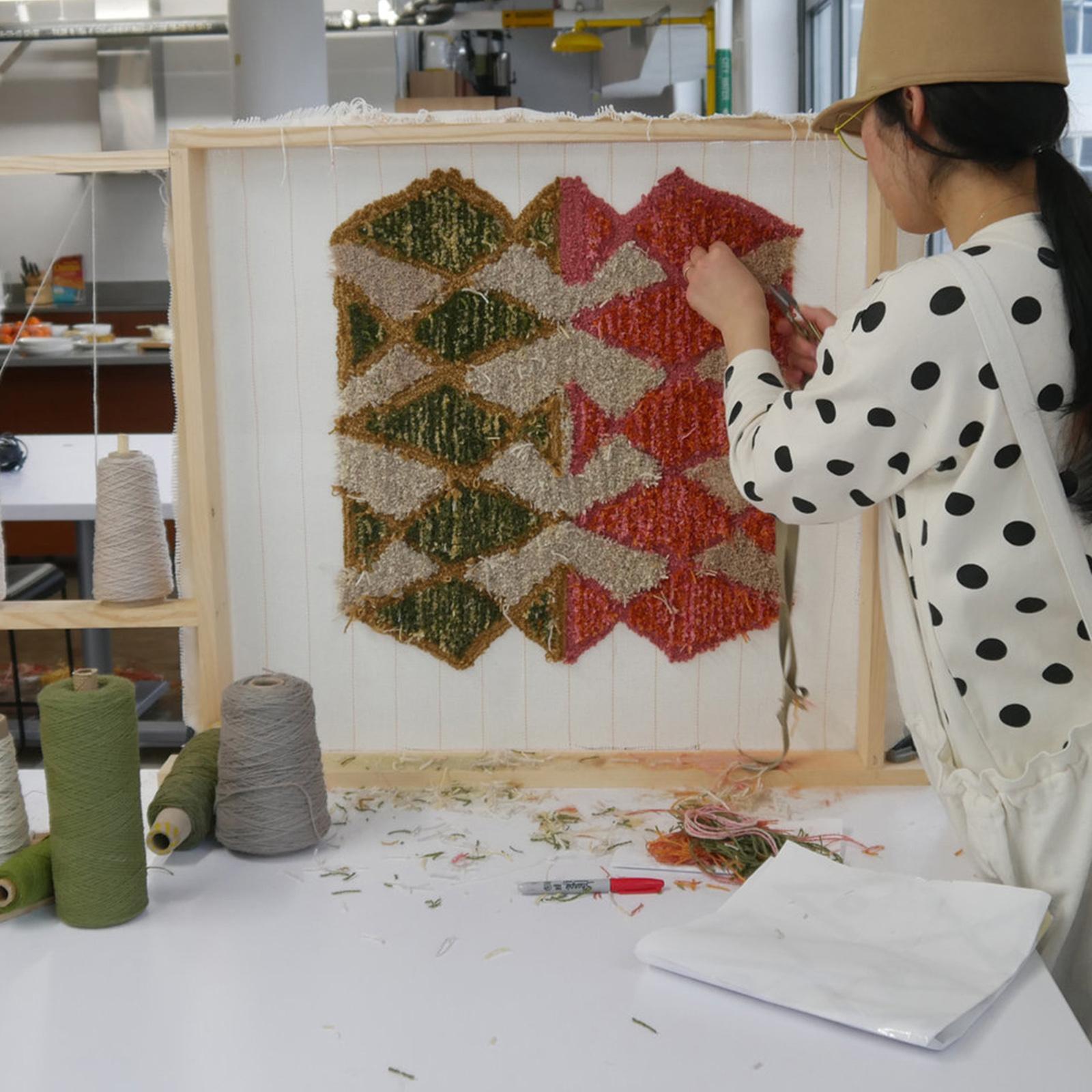 Punch Needle Monks Cloth Needlework Fabric Gift Soft Handmade DIY Embroidery 2.1m W x 1.5m L