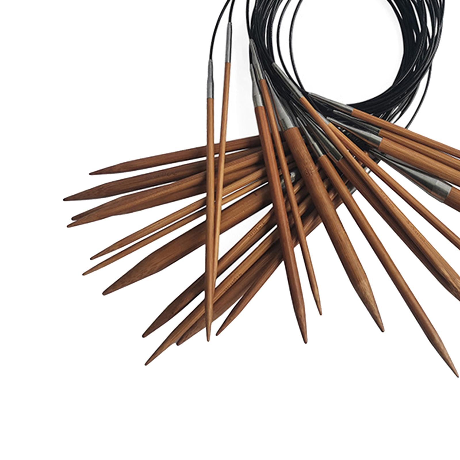 Circular Knitting Needles Set Single Pointed Crochet Needles Tools for Weave