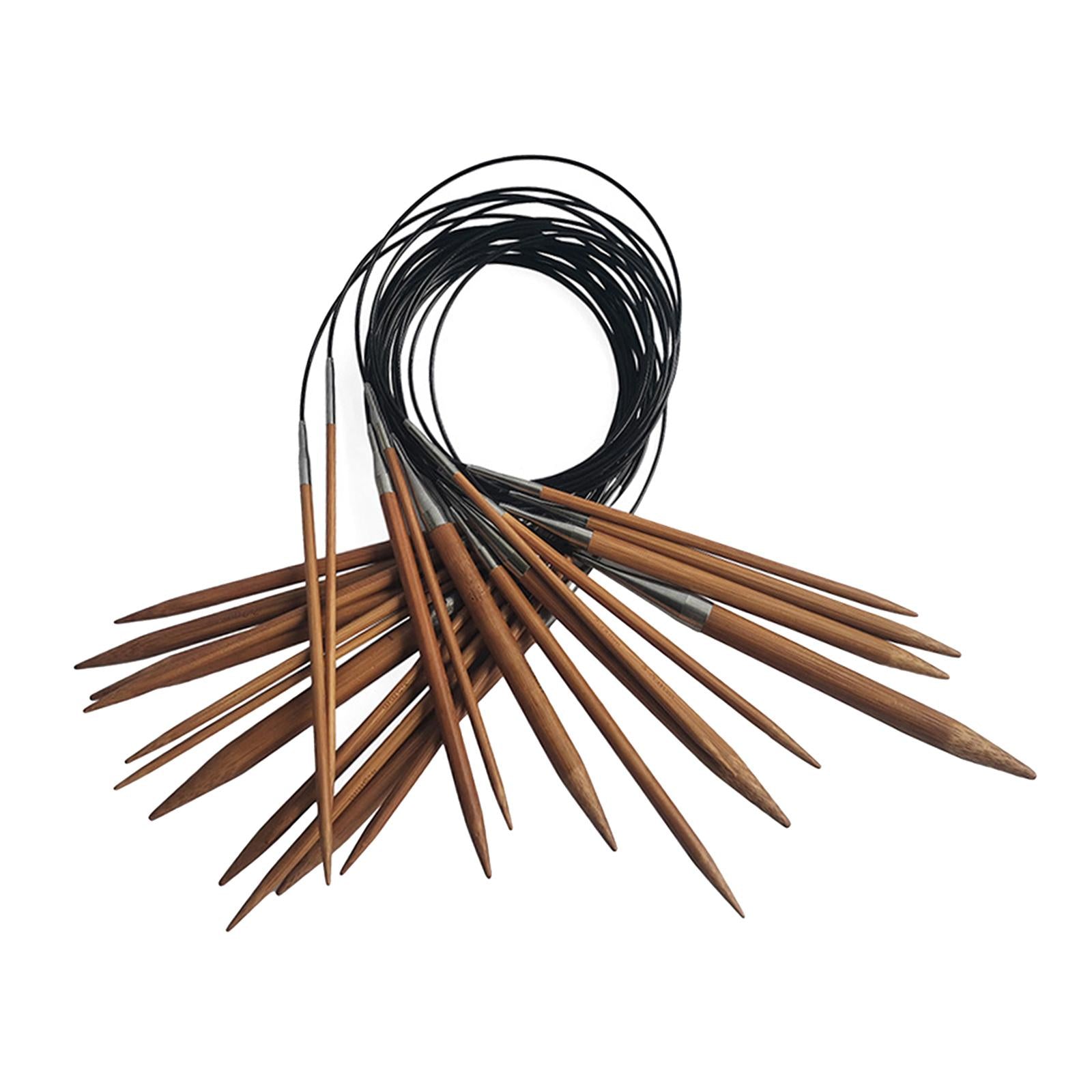 Circular Knitting Needles Set Single Pointed Crochet Needles Tools for Weave