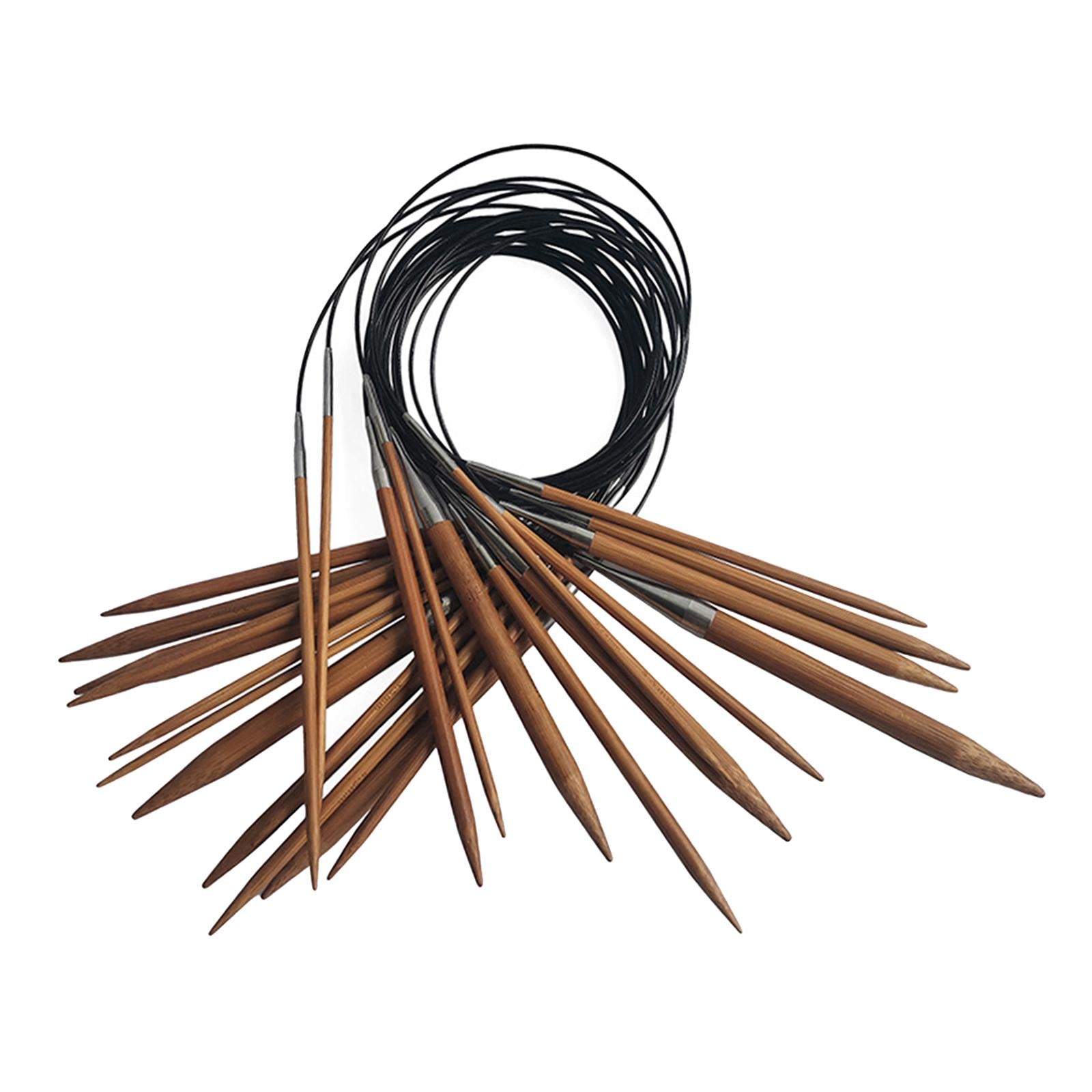 Circular Knitting Needles Set Single Pointed Crochet Needles Tools for Weave