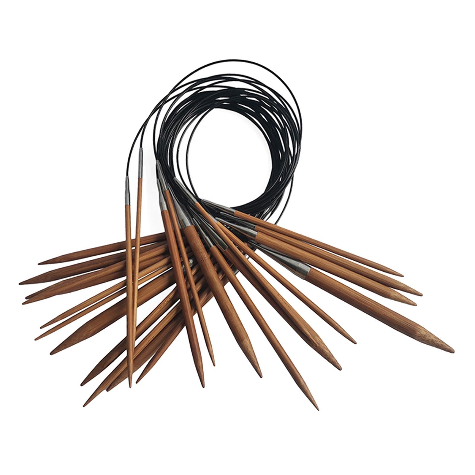 Circular Knitting Needles Set Single Pointed Crochet Needles Tools for Weave