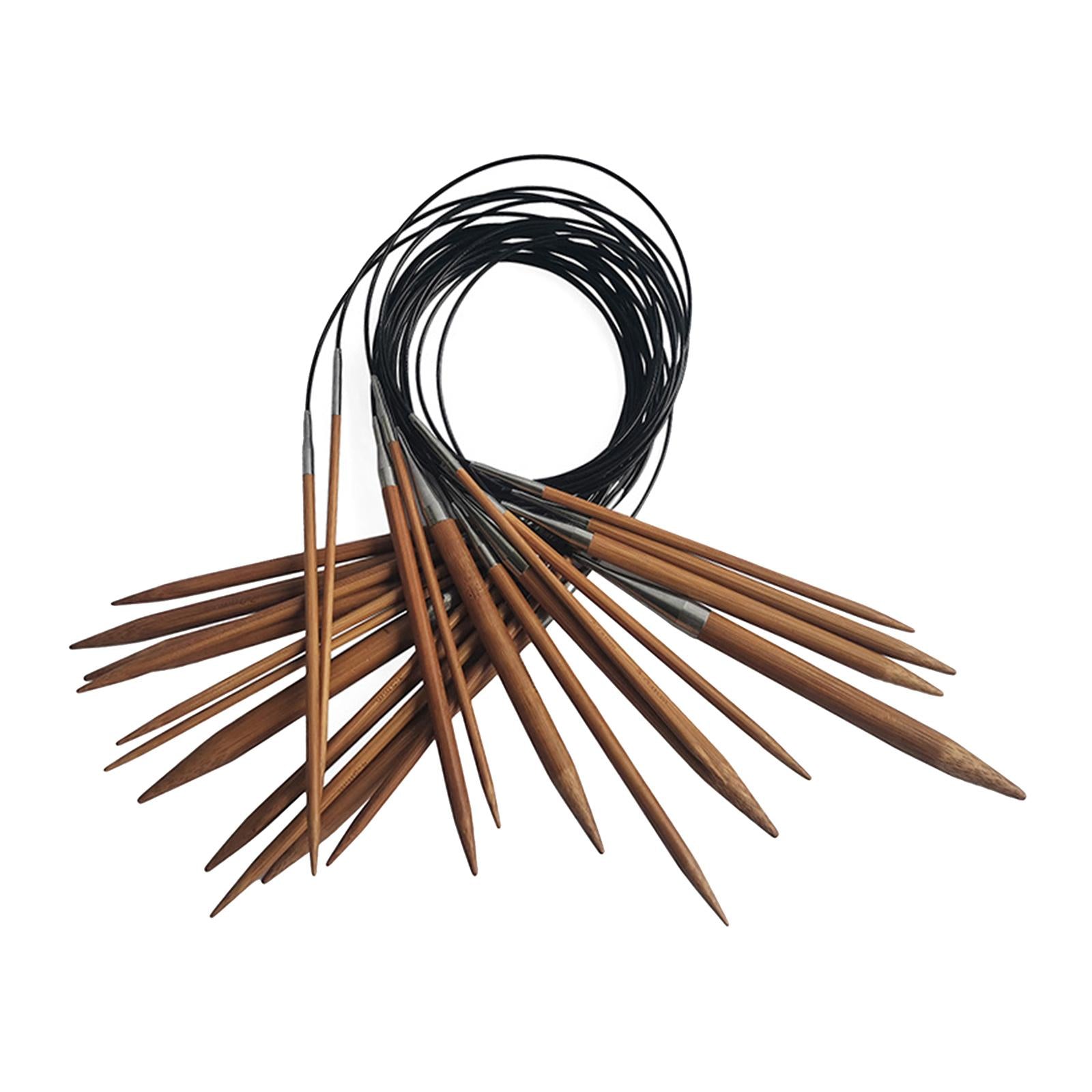 Circular Knitting Needles Set Single Pointed Crochet Needles Tools for Weave