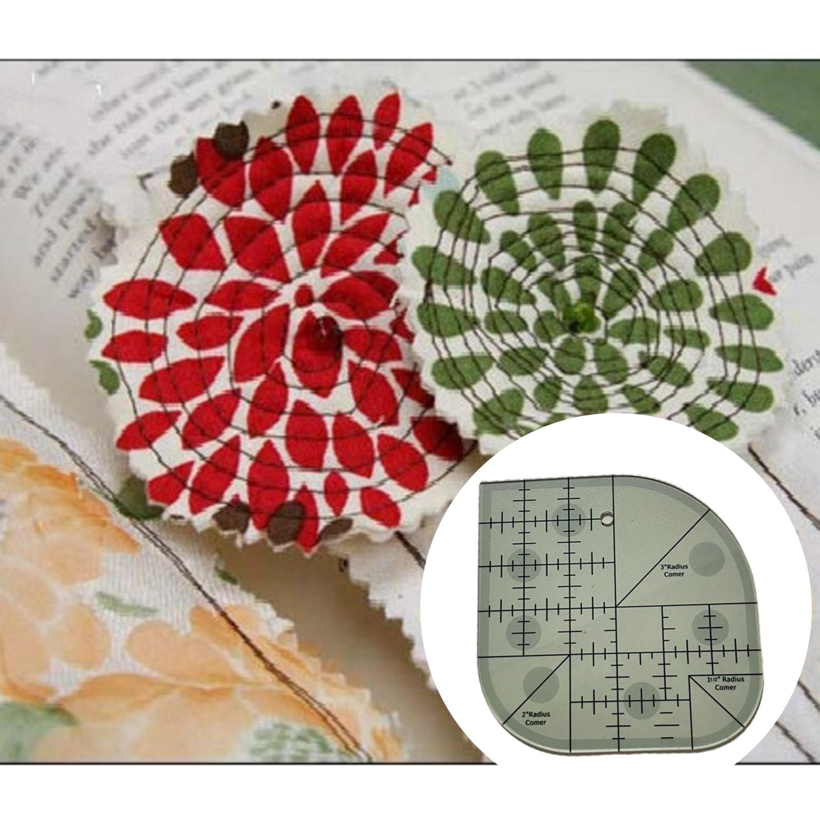 Quilting Template Acrylic Patchwork Sewing Frames Ruler DIY Crafts Measure