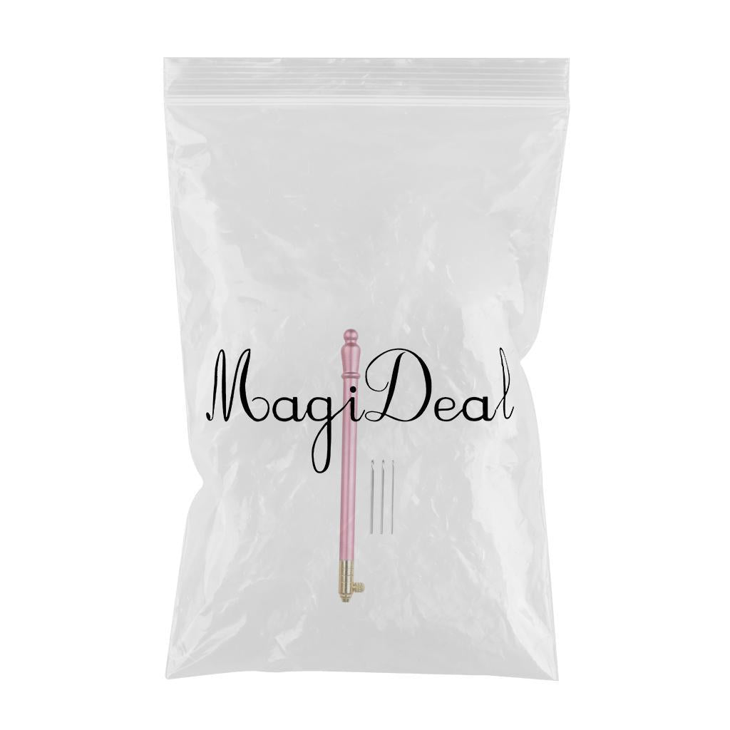 Embroidery Crochet Hook French Crochet Needle DIY Tools Kit Sewing Pink