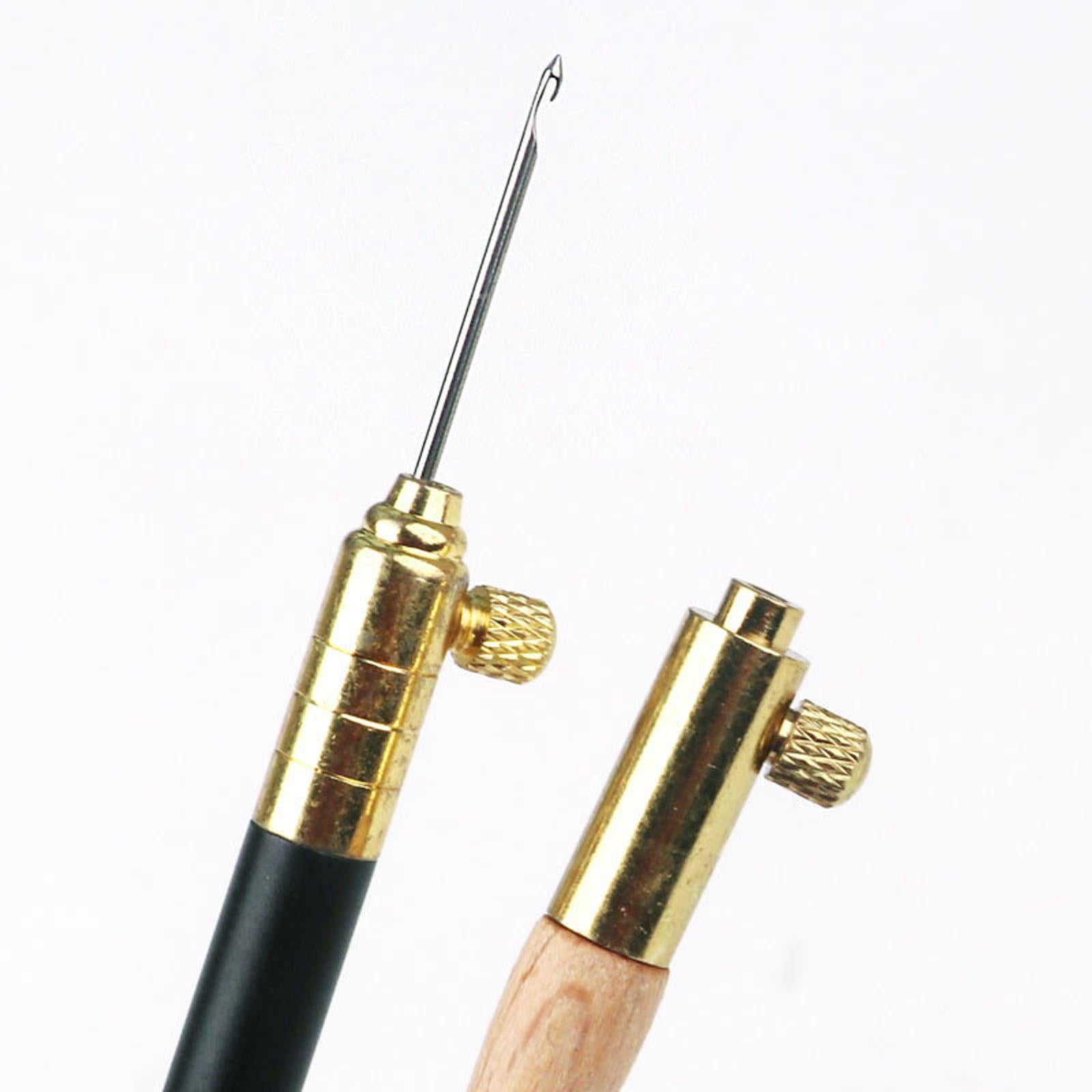 Embroidery Crochet Hook French Crochet Needle DIY Tools Kit Sewing Red