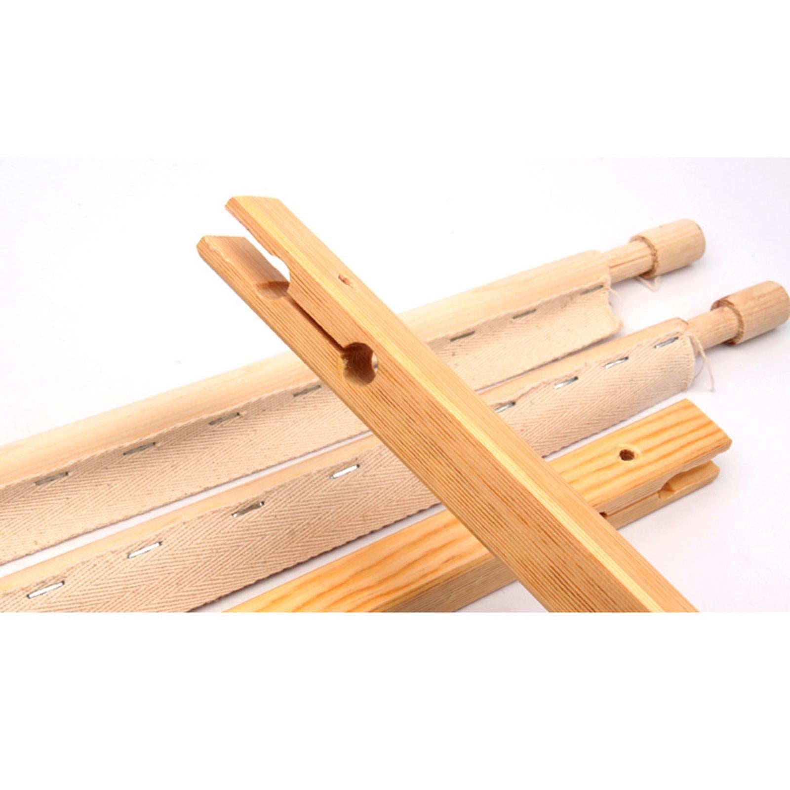 Wooden Tapestry Scroll Cross Stitching Embroidery Needlepoint Frame Holder
