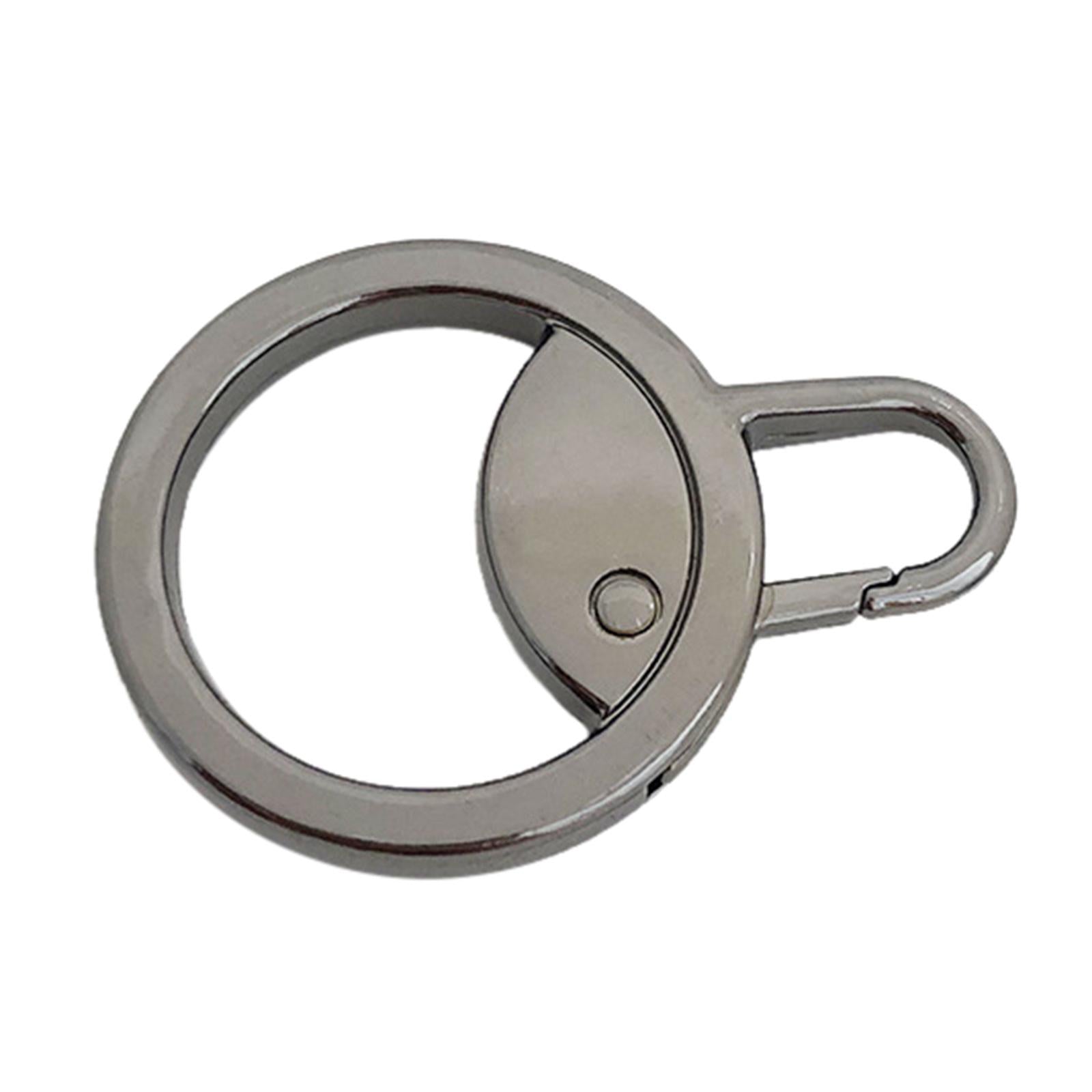 6 Pieces Zipper Pulls Durable Cord Extension Zipper Tab for Luggage Coat Gray