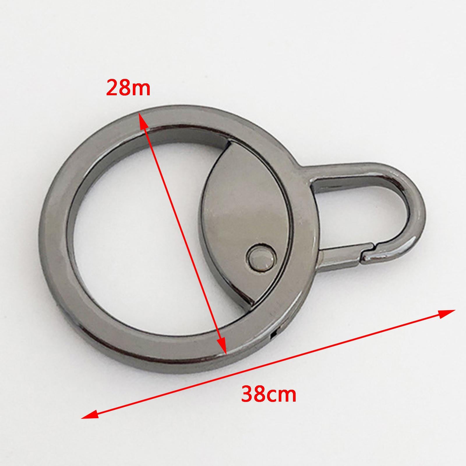 6 Pieces Zipper Pulls Durable Cord Extension Zipper Tab for Luggage Coat Gray