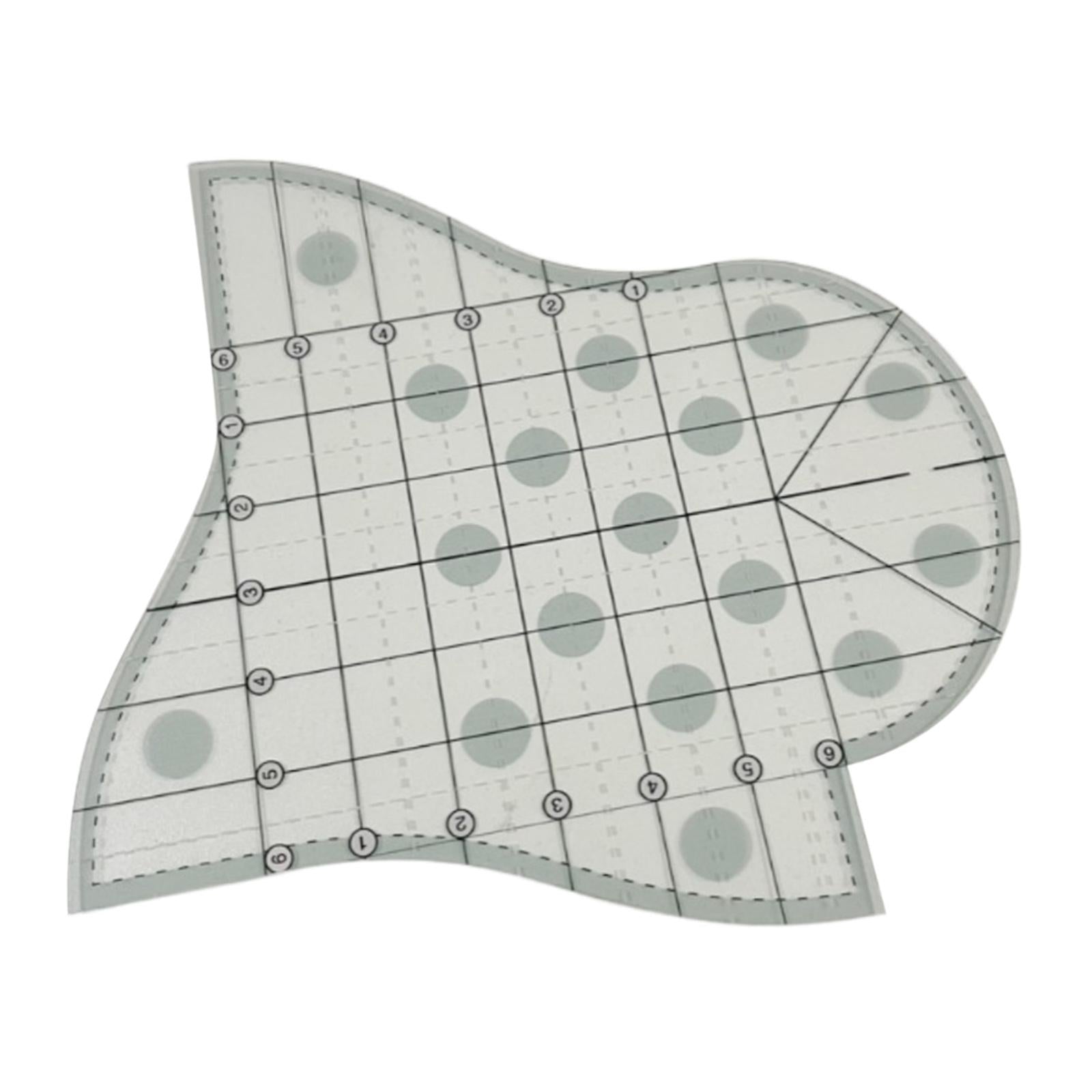 Clear Quilting Template Acrylic Patchwork Sewing Frames Ruler Crafts Measure